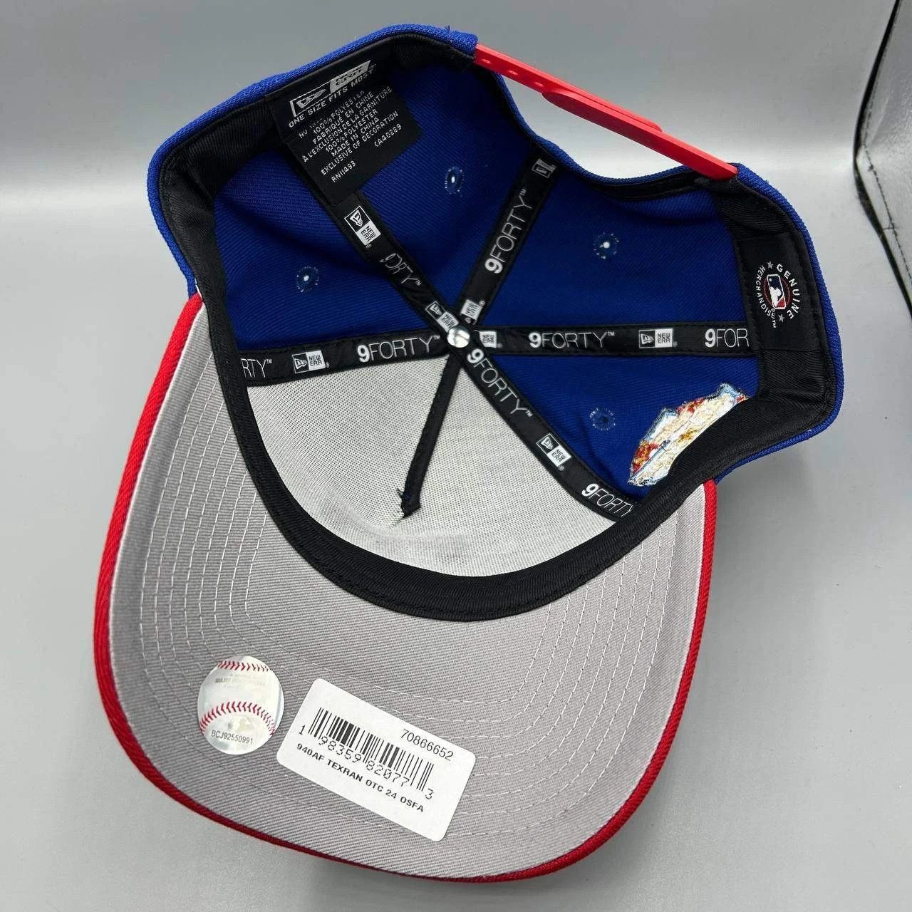 New Era Texas Rangers Hat Men White Red Snap Back Cap New A-Frame Size ONE SIZE - 2 Thumbnail