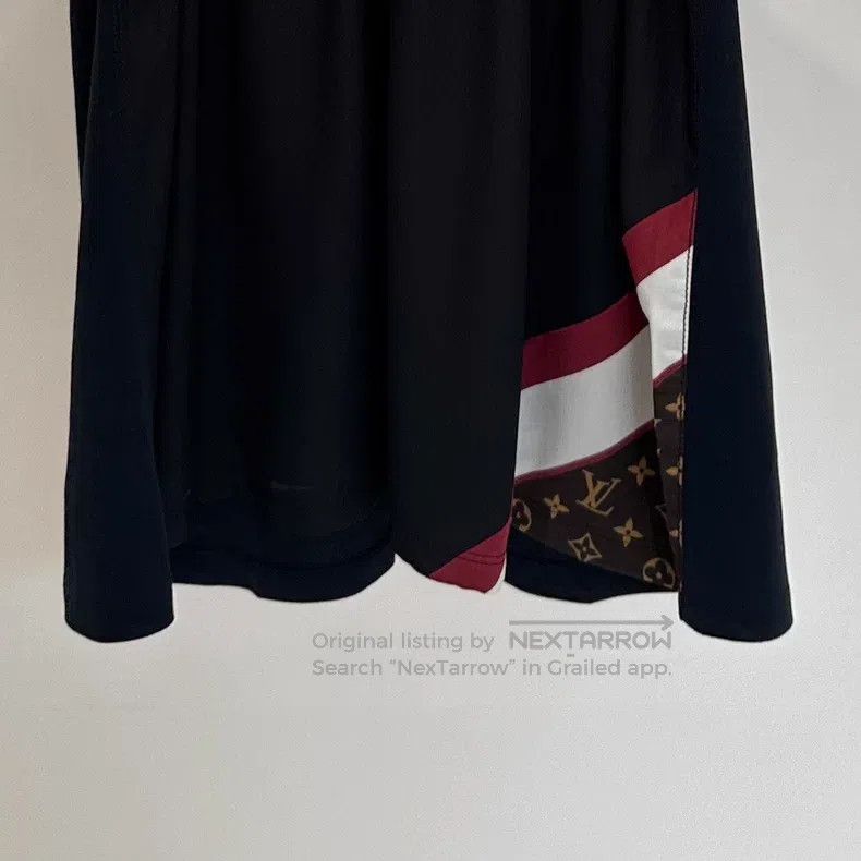 Louis Vuitton Louis Vuitton Black Short Sleeve Dress Size L / US 10 / IT 46 - 3 Thumbnail