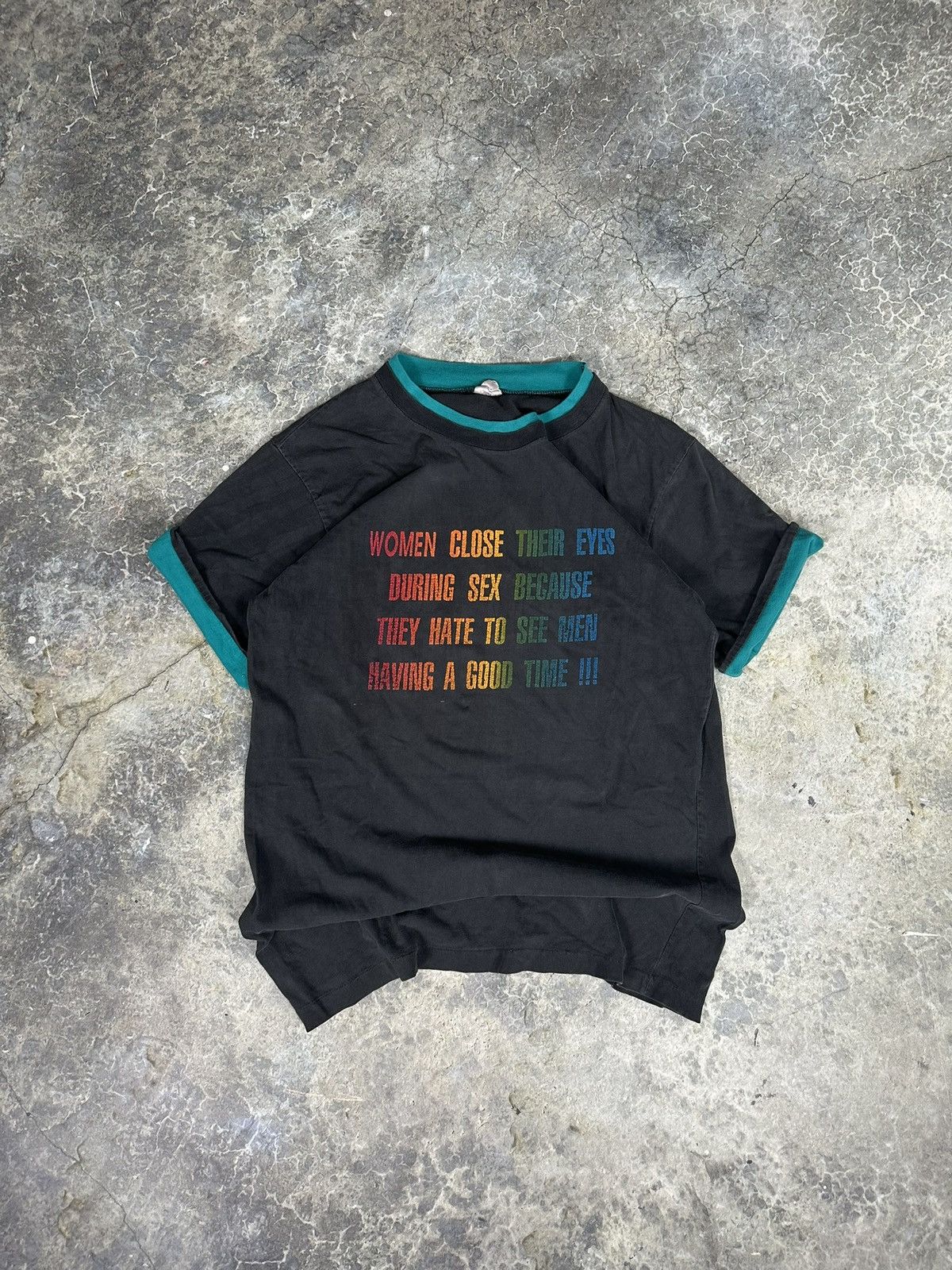 Vintage Vintage Ironic tee Size US L / EU 52-54 / 3 - 1 Thumbnail