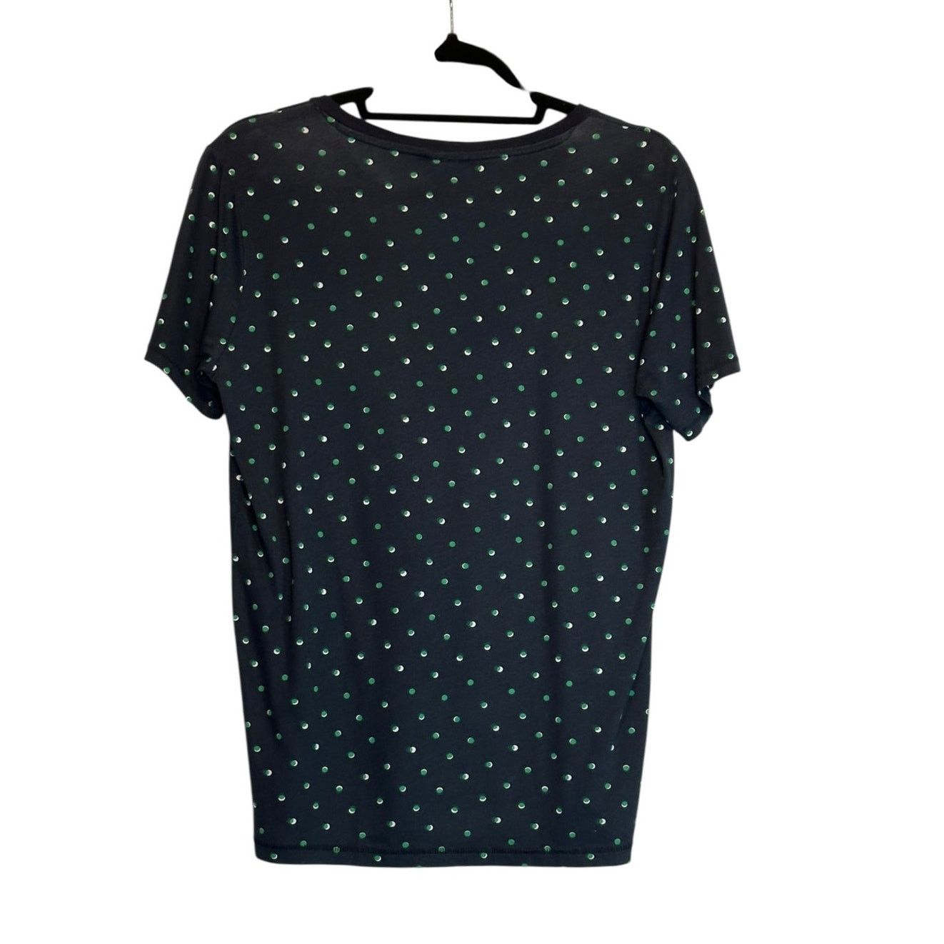 H&M H & M blue green polka dot short sleeves t shirt size Small Size US S / EU 44-46 / 1 - 2 Thumbnail