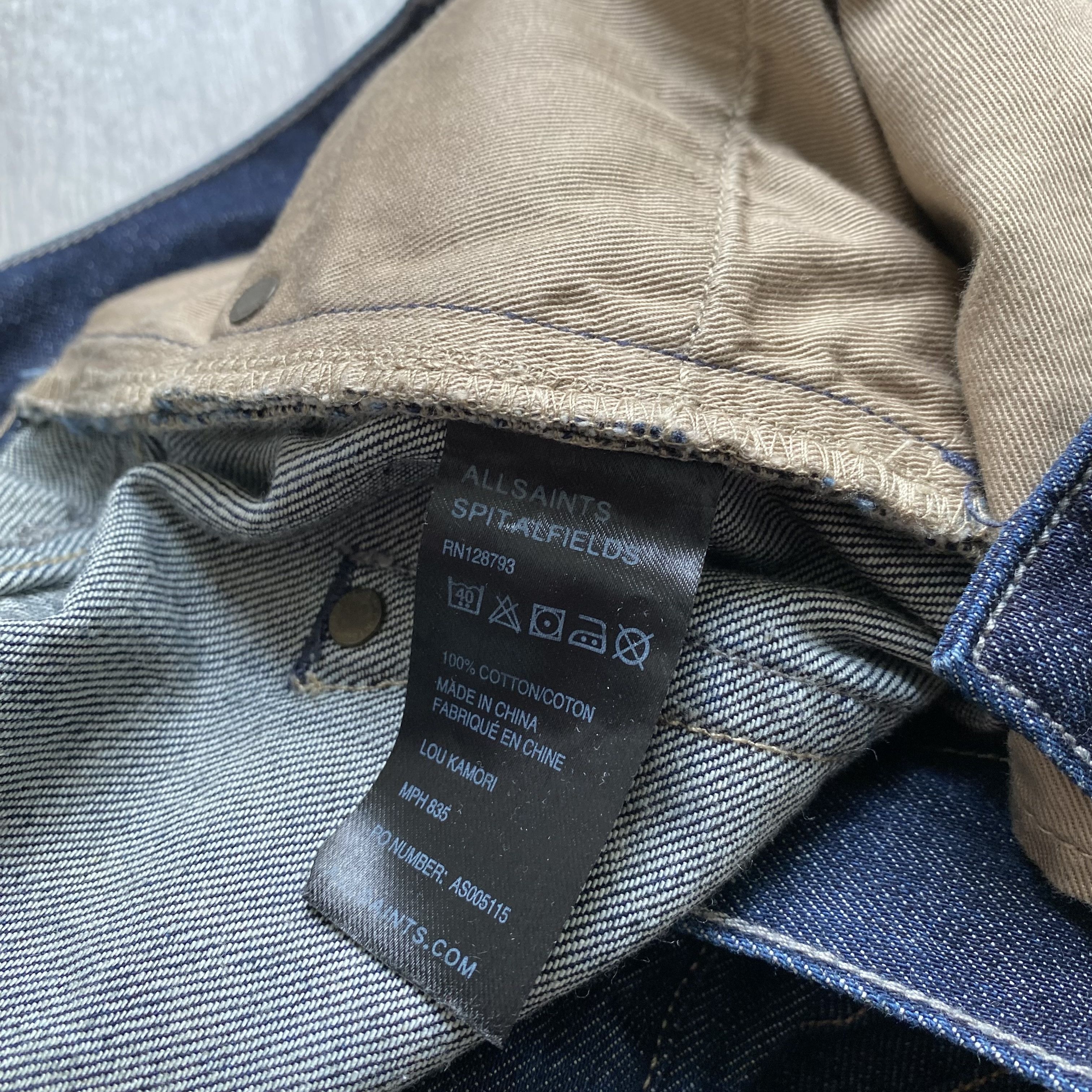 Allsaints ALLSAINTS Denim shorts indigo jeans slim Size US 29 - 8 Thumbnail