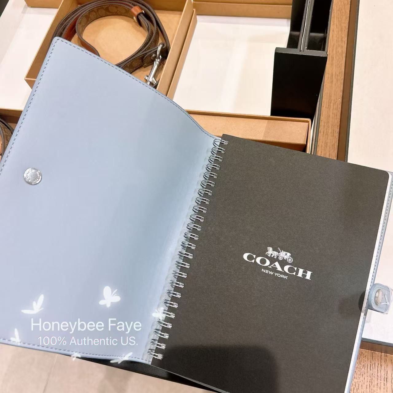 Coach Coach Notebook In Sketch Signature Canvas CBI51 Size ONE SIZE - 4 Thumbnail