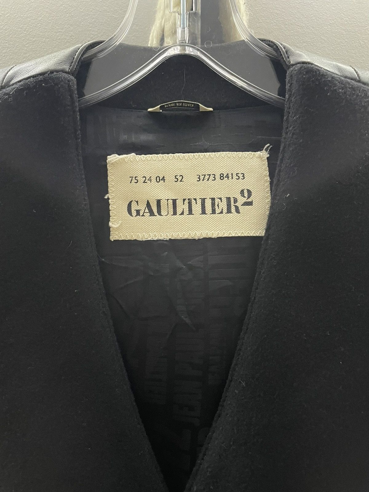 Jean Paul Gaultier Jean Paul Gaultier 2008 Fall Runway Wool Knit Vest Sweater Size US L / EU 52-54 / 3 - 6 Thumbnail