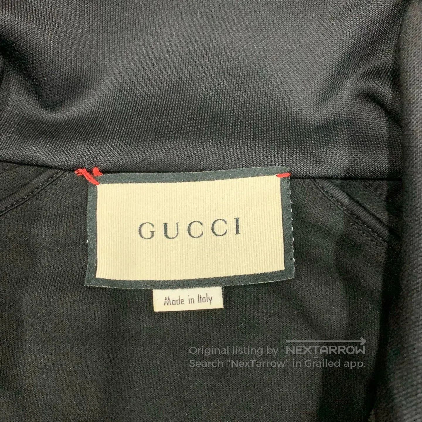 Gucci gucci black logo jacket with side stripes. Size US M / EU 48-50 / 2 - 6 Thumbnail