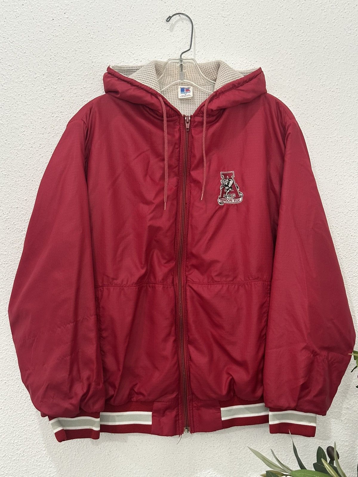Russell Athletic Vintage 80s Alabama CrimsonTide Russell Athletic Waffle Knit Size US M / EU 48-50 / 2 - 4 Thumbnail