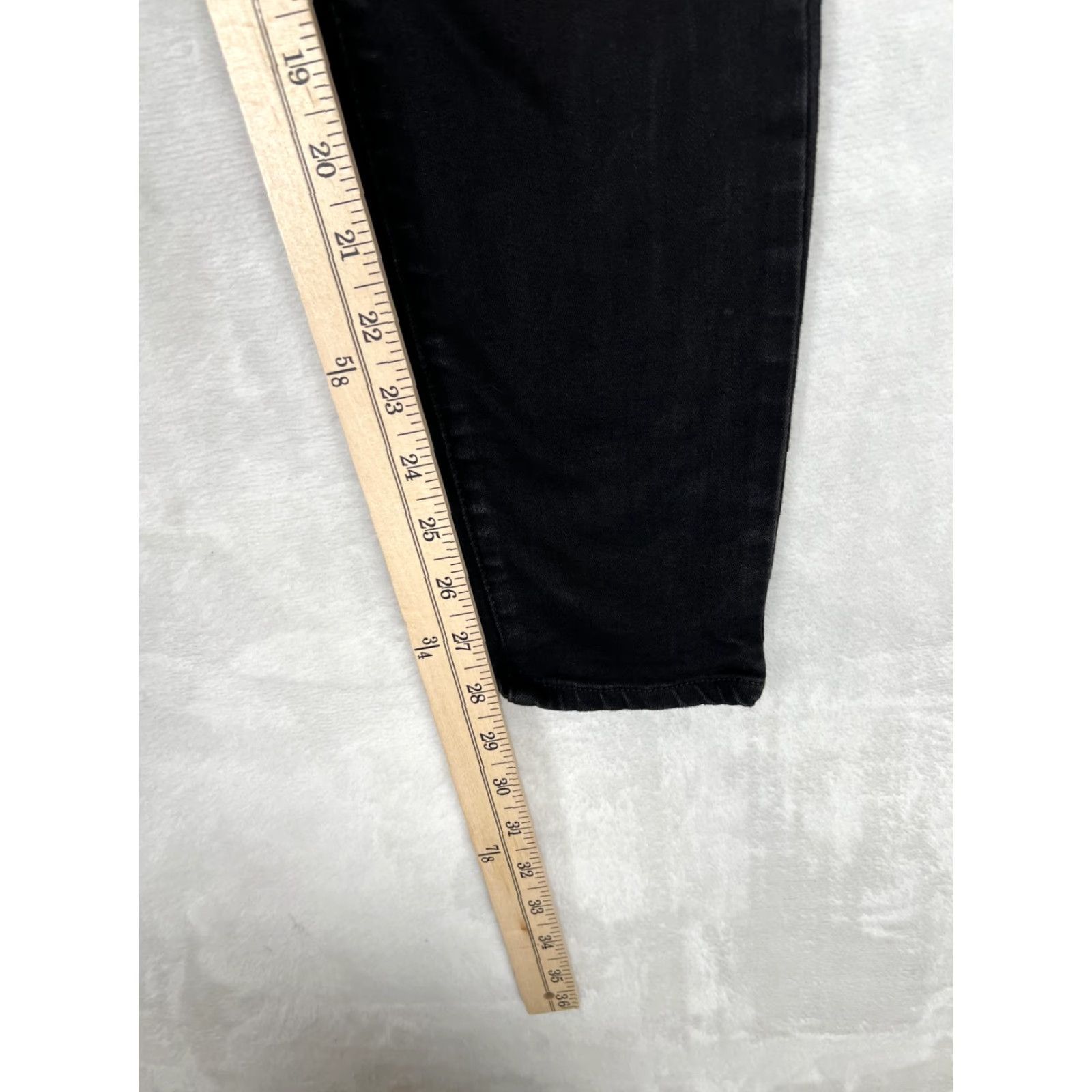 Lucky Brand Lucky Brand Jeans Low Rise Skinny Lolita Womens 6/28R Black Dark Wash Denim - 28in Inseam, Stretch, Zipper Closure, Pockets, Logo - Womens Jeans Size 28" / US 6 / IT 42 - 5 Thumbnail