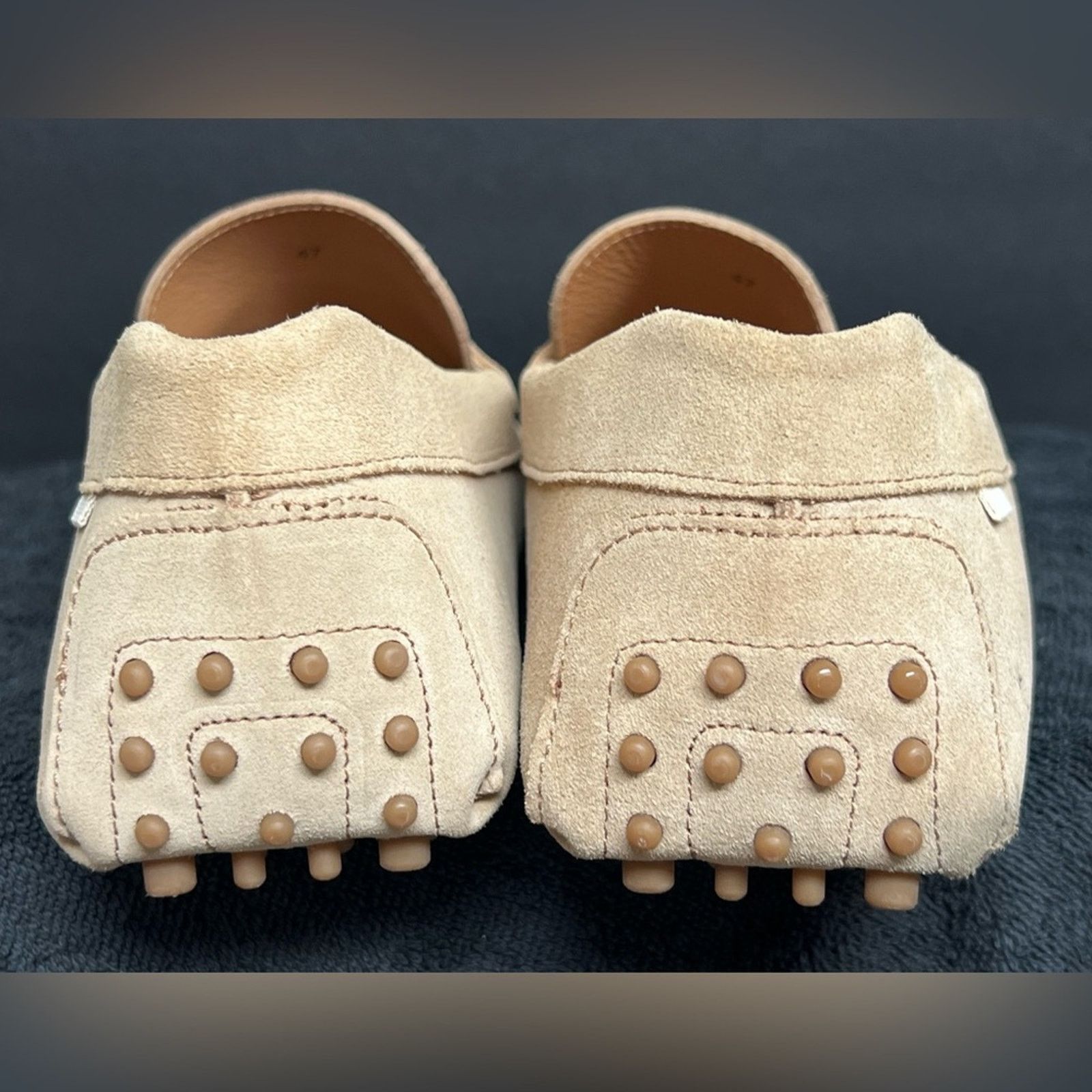 Oliver Cabell Oliver Cabell Sand Suede Driving Loafers Buttery Leather Size US 13 / EU 46 - 8 Thumbnail