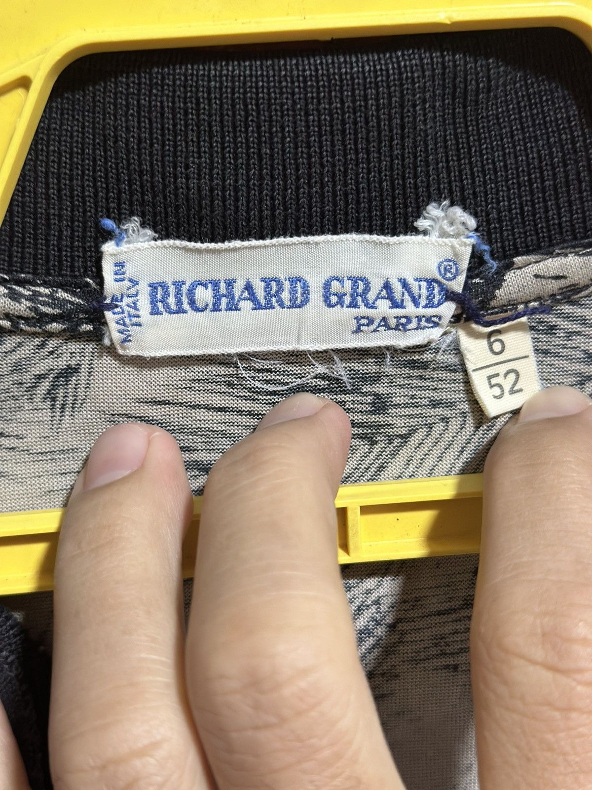 Other Vintage Richard Grand Paris Hawaiian Italy Polo Tee Size US L / EU 52-54 / 3 - 4 Thumbnail