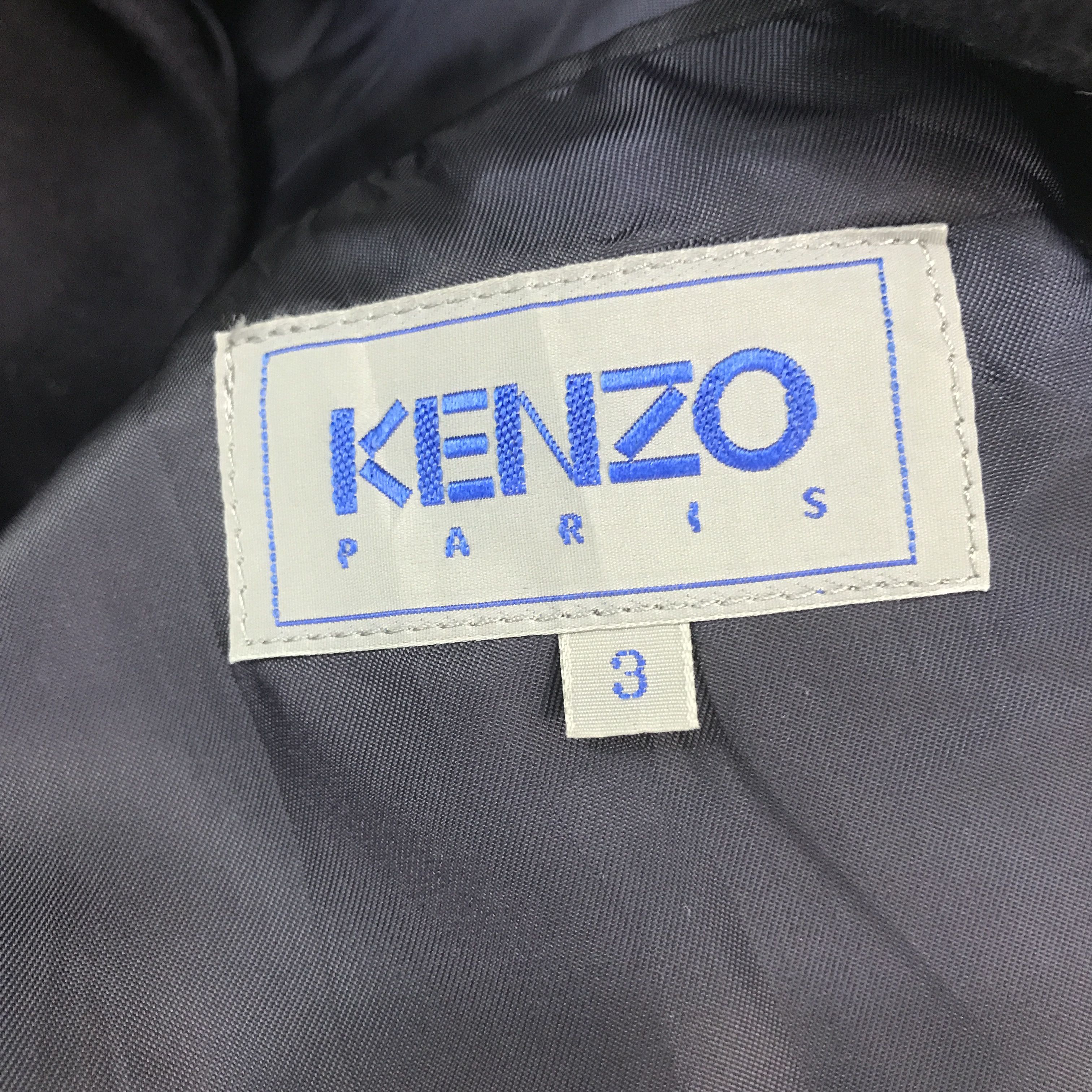 Kenzo × Vintage Vintage Kenzo Wool Blazer gold button Jacket Size US L / EU 52-54 / 3 - 8 Thumbnail