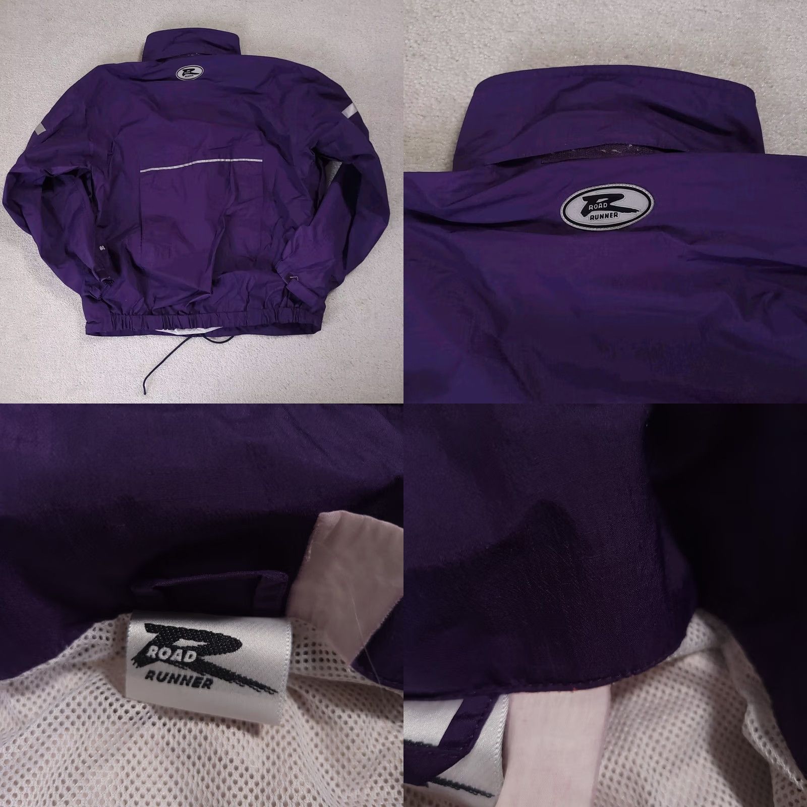 Vintage VINTAGE Road Runner Sports Jacket Running Outdoor Womens Medium Purple Lined Size M / US 6-8 / IT 42-44 - 10 Thumbnail