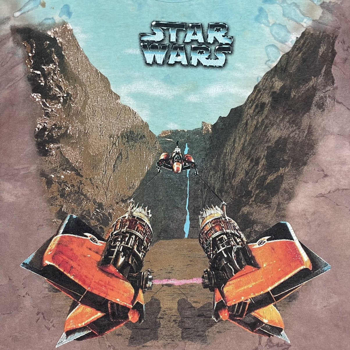 Marvel Comics VTG Star Wars Tie Dye Episode 1 Sebulba's Pod Size US XL / EU 56 / 4 - 4 Thumbnail