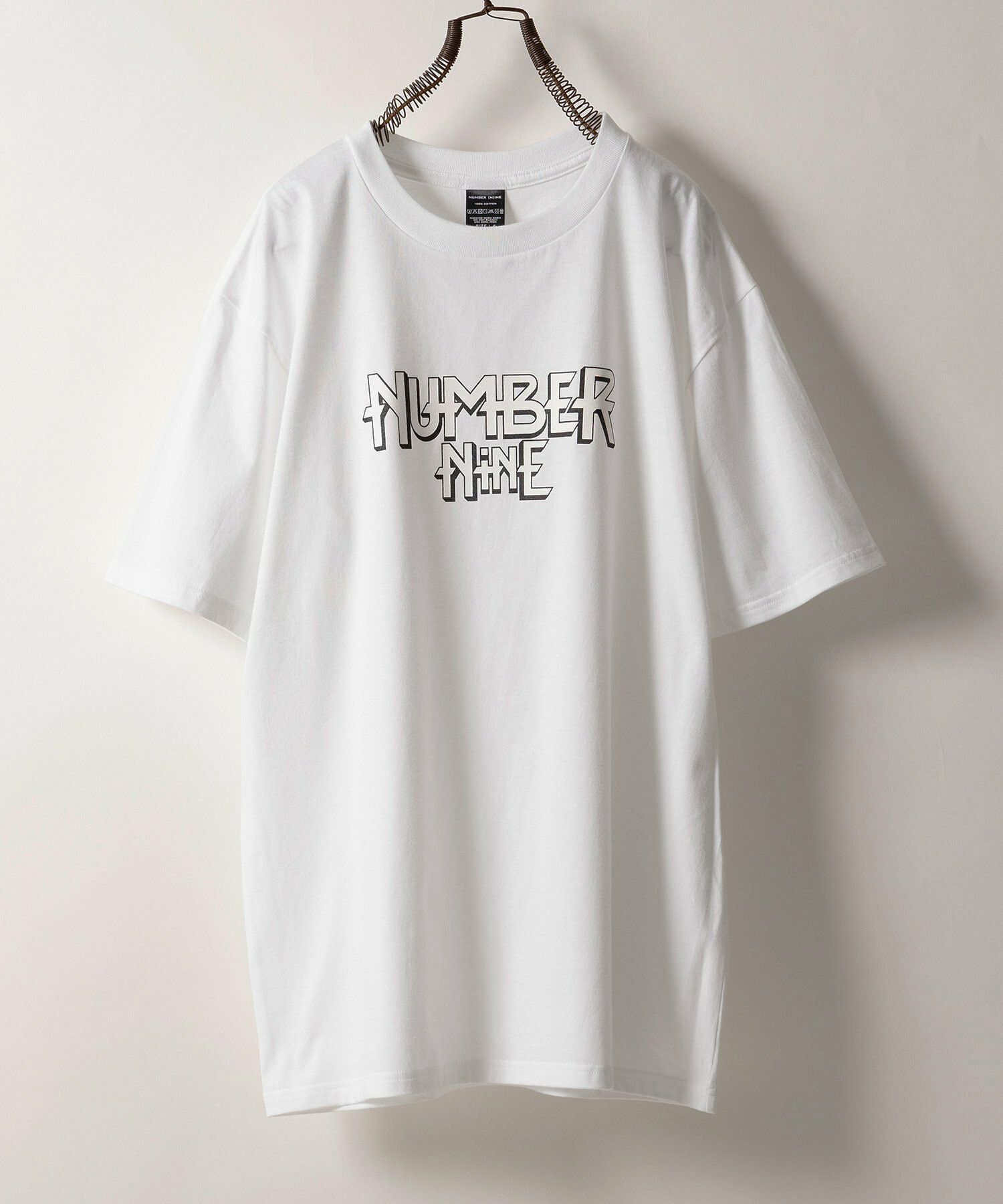 Number (N)ine NUMBER (N)INE LOGO T-SHIRT White 3 | Grailed