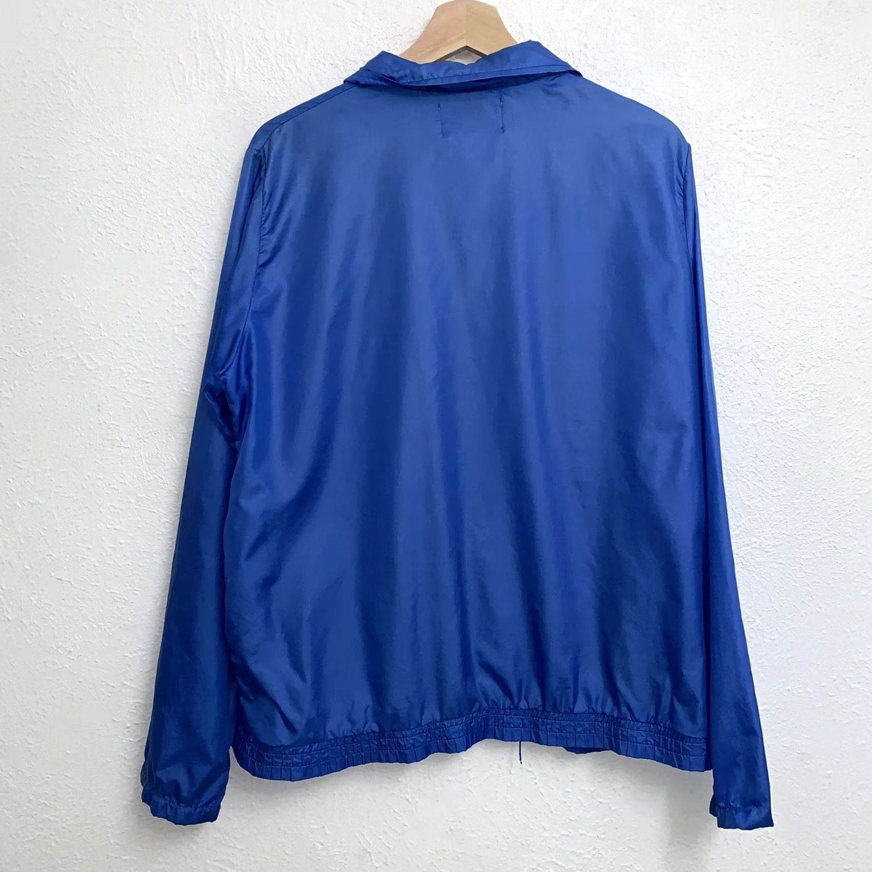 Wilson VINTAGE Wilson Windbreaker Jacket Blue Full Zip Long Sleeve Men’s L Jacket Size US L / EU 52-54 / 3 - 2 Thumbnail