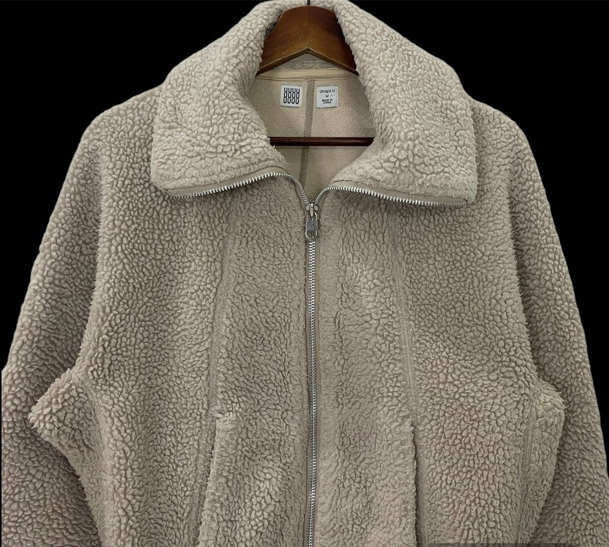 Lemaire × Uniqlo Vintage Lemaire X Uniqlo Sherpa Fleece Jacket Size US M / EU 48-50 / 2 - 4 Thumbnail