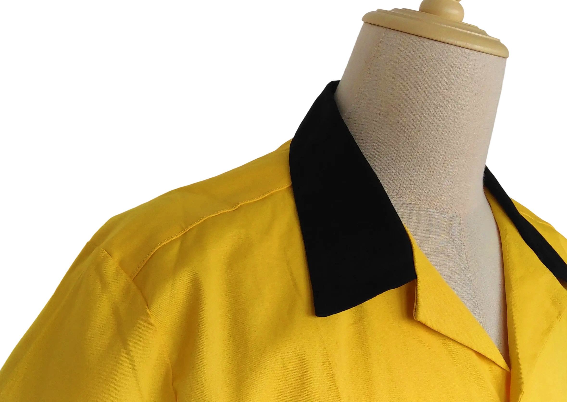 Other Yellow-Short Sleeve Bowling Shirts Pocket Casual Clothing Size US XL / EU 56 / 4 - 5 Thumbnail