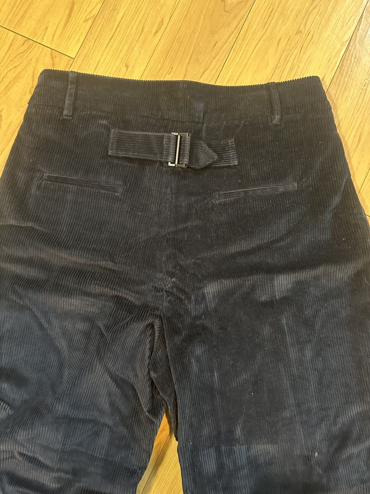 Studio Nicholson Studio Nicholson wide leg back buckle corduroy Size US 34 / EU 50 - 4 Thumbnail