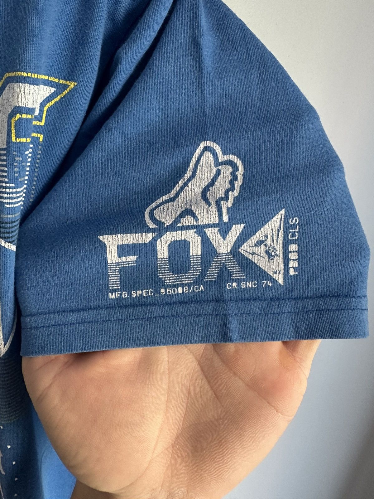 Fox Racing Fox Racing Blue Graphic T-Shirt (Size M) Size US M / EU 48-50 / 2 - 3 Thumbnail