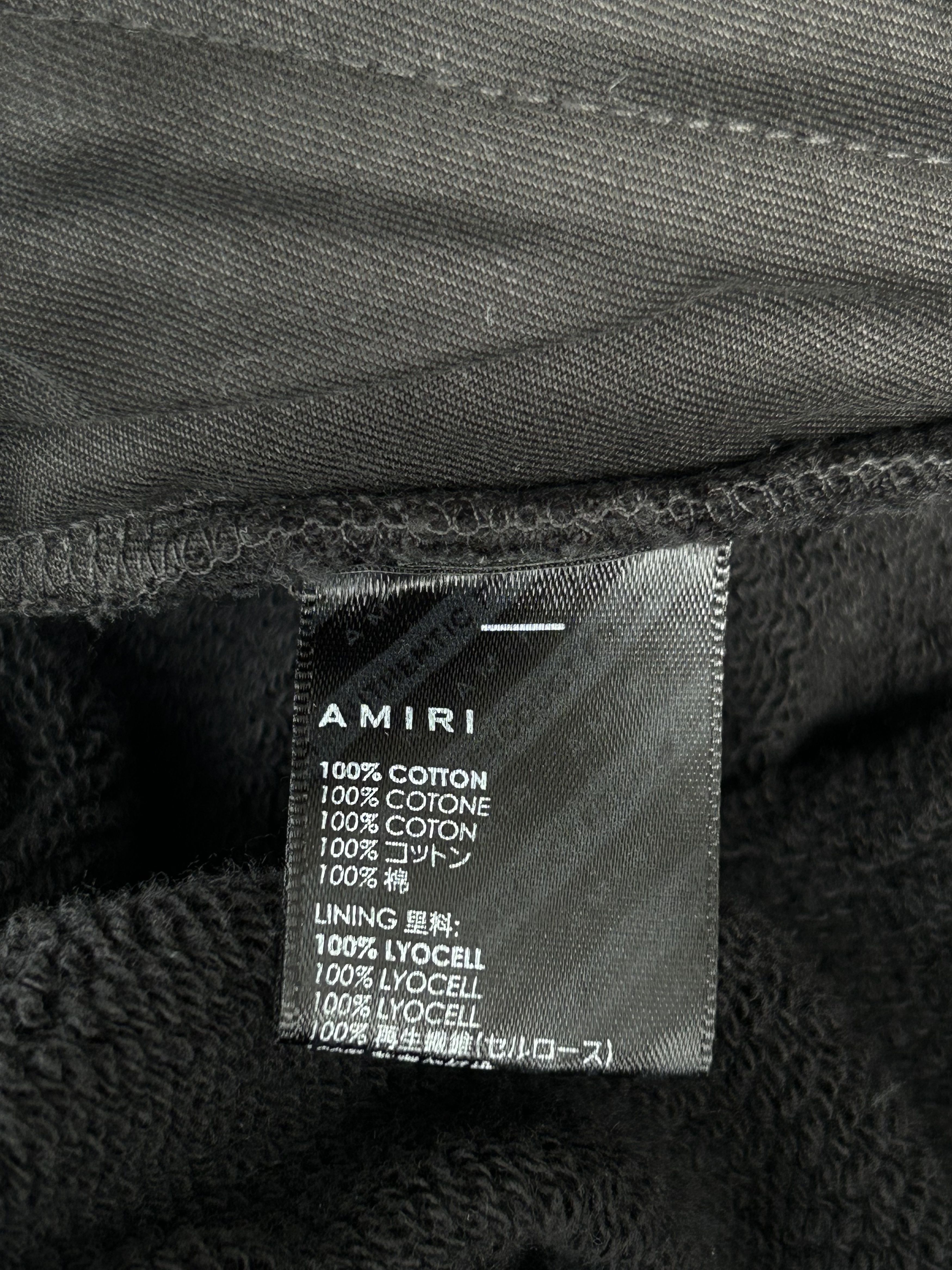 Amiri Amiri Black & White Angel Logo Sweatpants Size US 40 / EU 56 - 4 Thumbnail