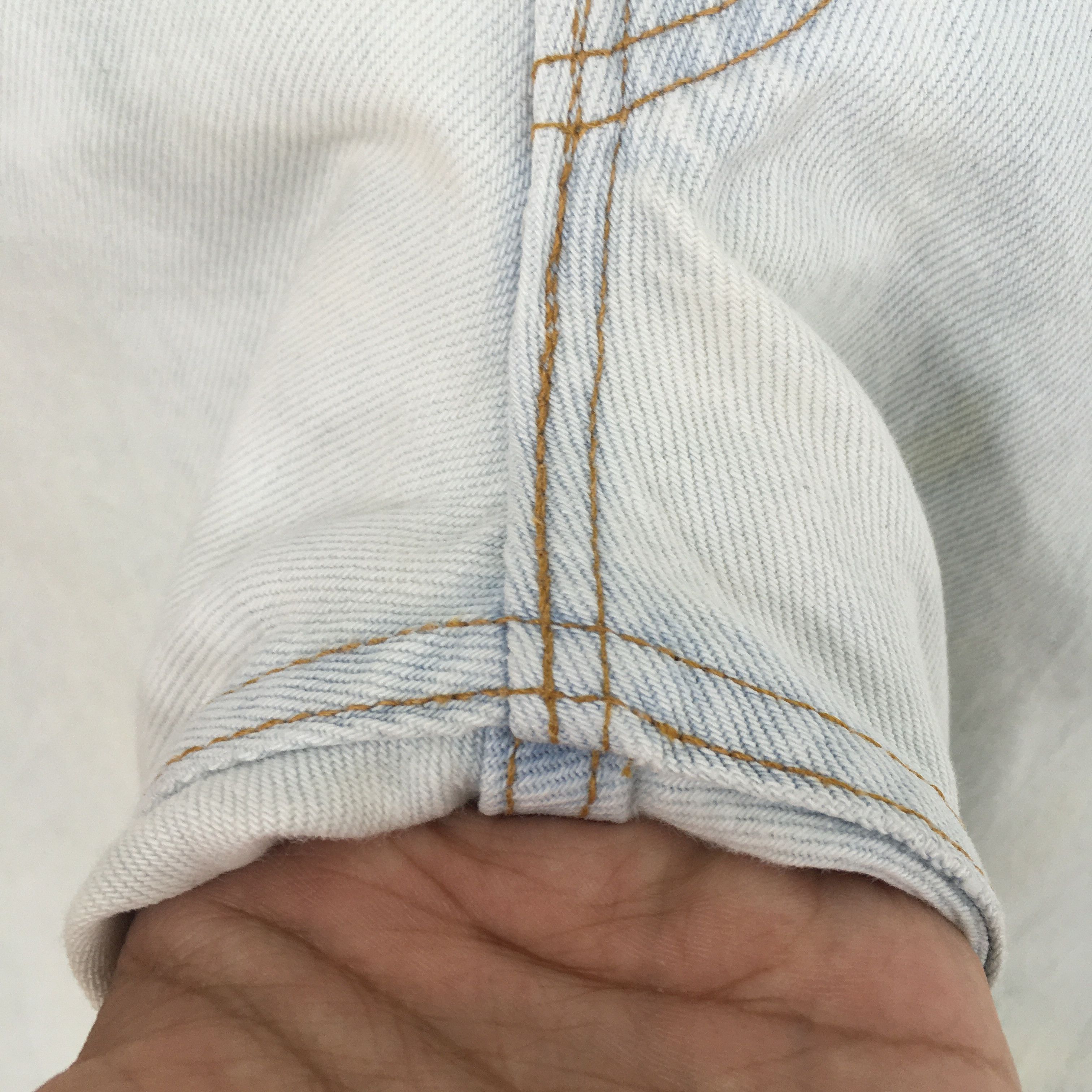 Levi's Size 29x27 Vintage 90s Levi's 501 Pale Blue Jeans S1932 Size US 29 - 8 Thumbnail