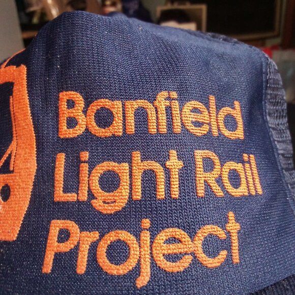 Other Vintage Banfield Light Rail Project Snap Trucker Hat Cap Size ONE SIZE - 2 Thumbnail
