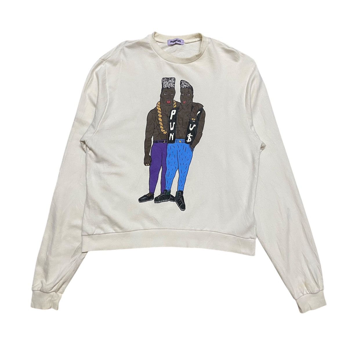 Designer × Japanese Brand Punyus Pullover Crewneck Sweatshirt size 3 Size M / US 6-8 / IT 42-44 - 1 Thumbnail