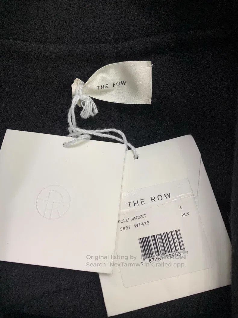 The Row The Row Black double-breasted overcoat Size S / US 4 / IT 40 - 4 Thumbnail