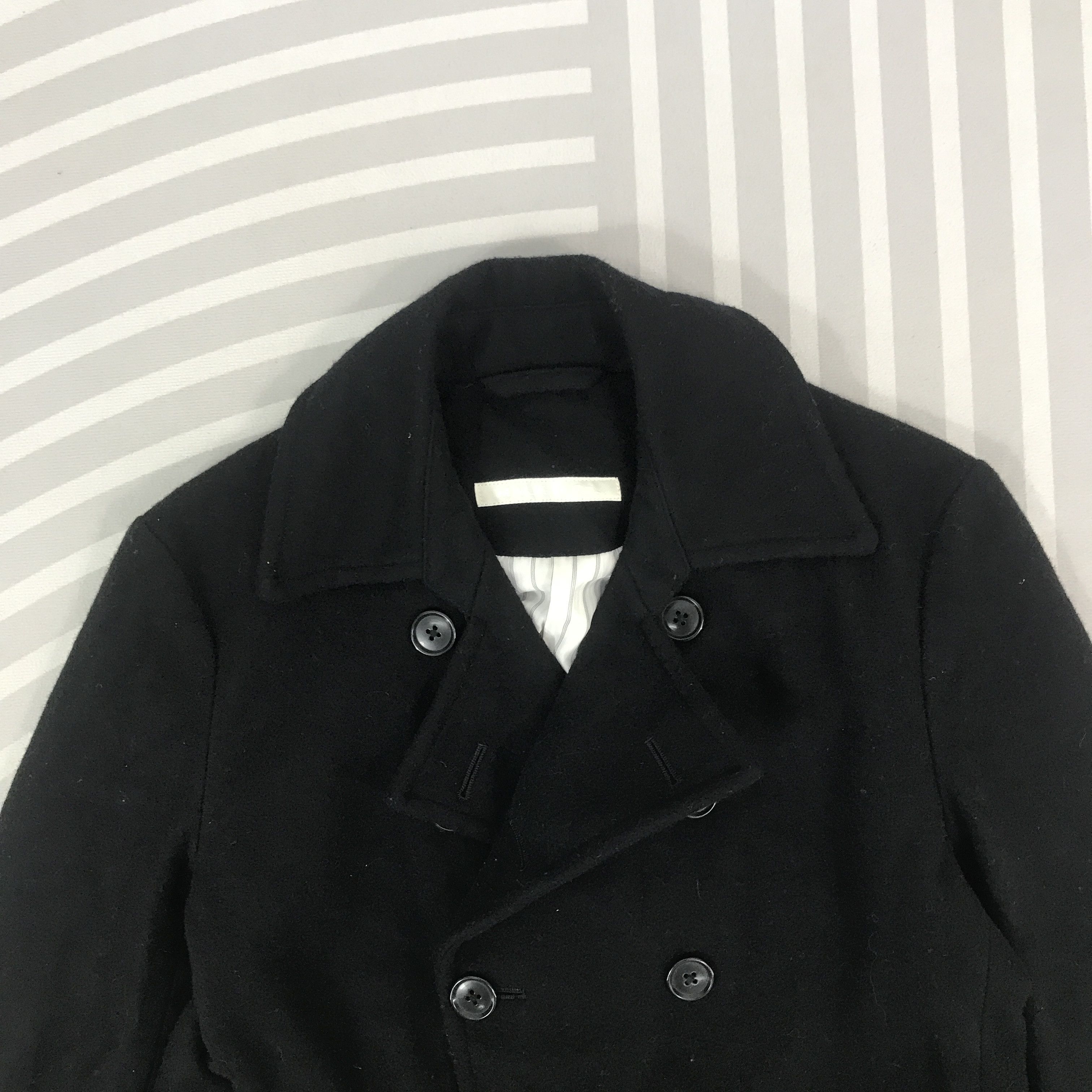 Japanese Brand Double breasted Male & Co Japan wool Coat button Jacket Size US M / EU 48-50 / 2 - 2 Thumbnail