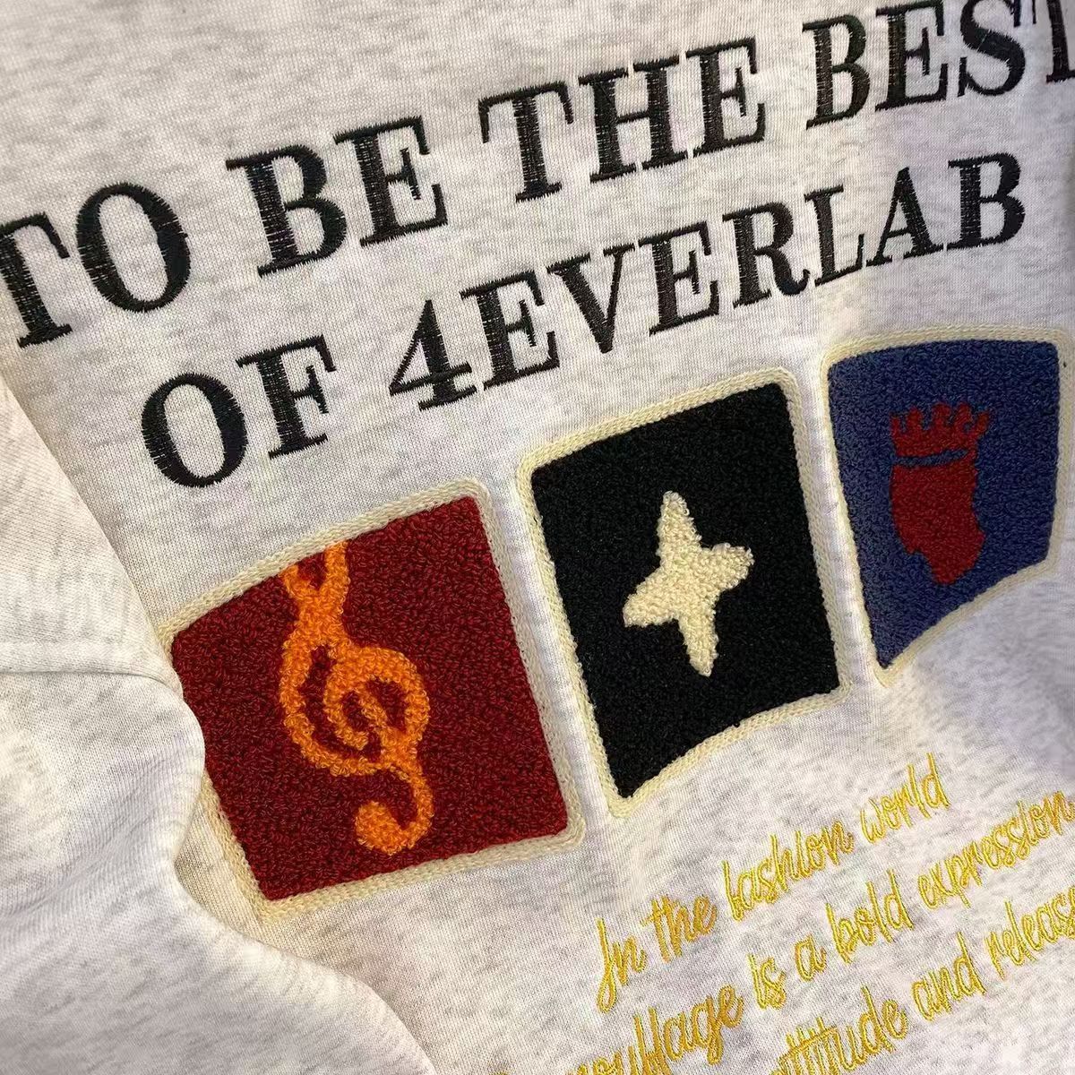 Vintage Embroidered Graphic Sweatshirt Size US M / EU 48-50 / 2 - 2 Thumbnail