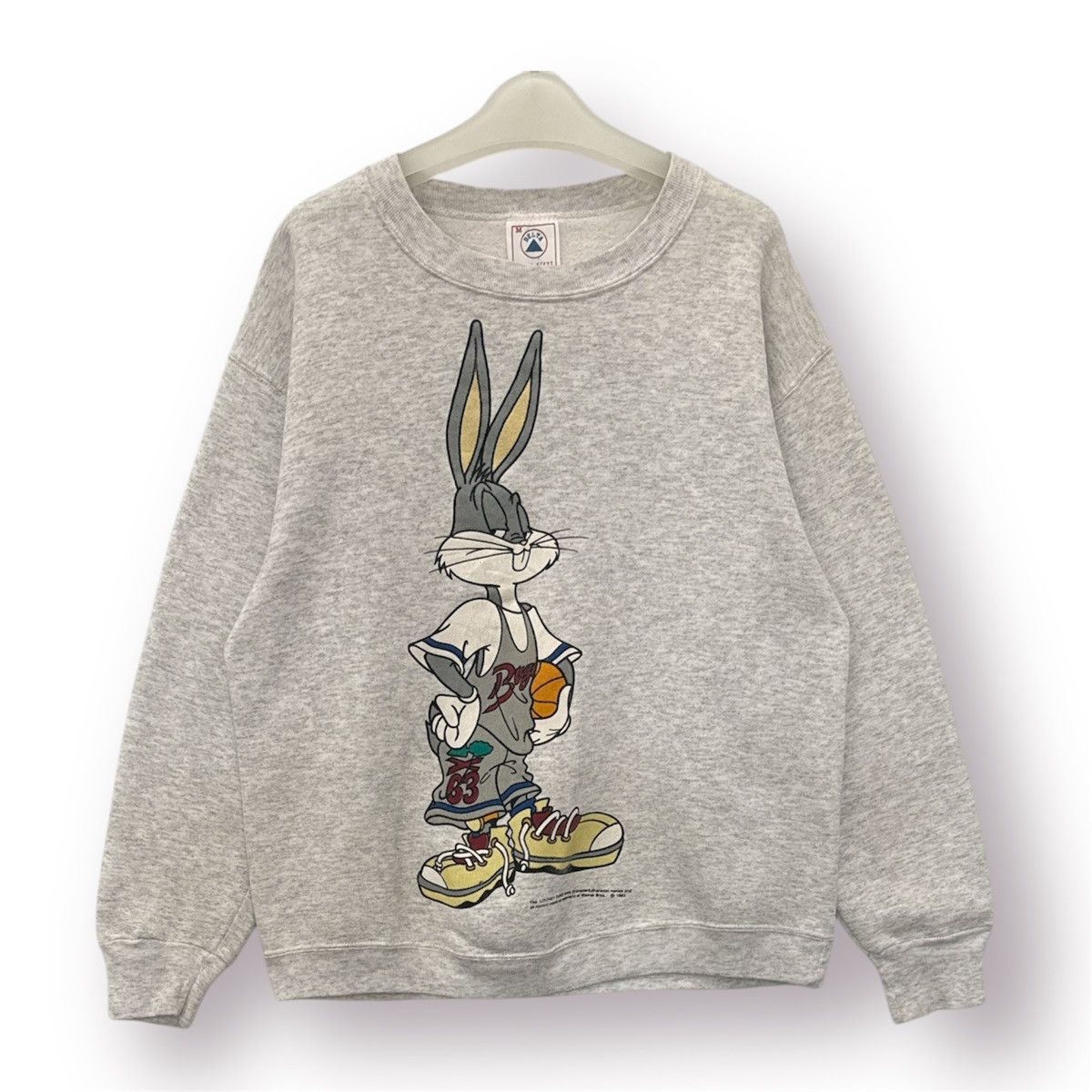 Delta 🏀 Vtg 1993 Space Jam Bugs Bunny On Court Sweatshirt - M Size US M / EU 48-50 / 2 - 1 Thumbnail