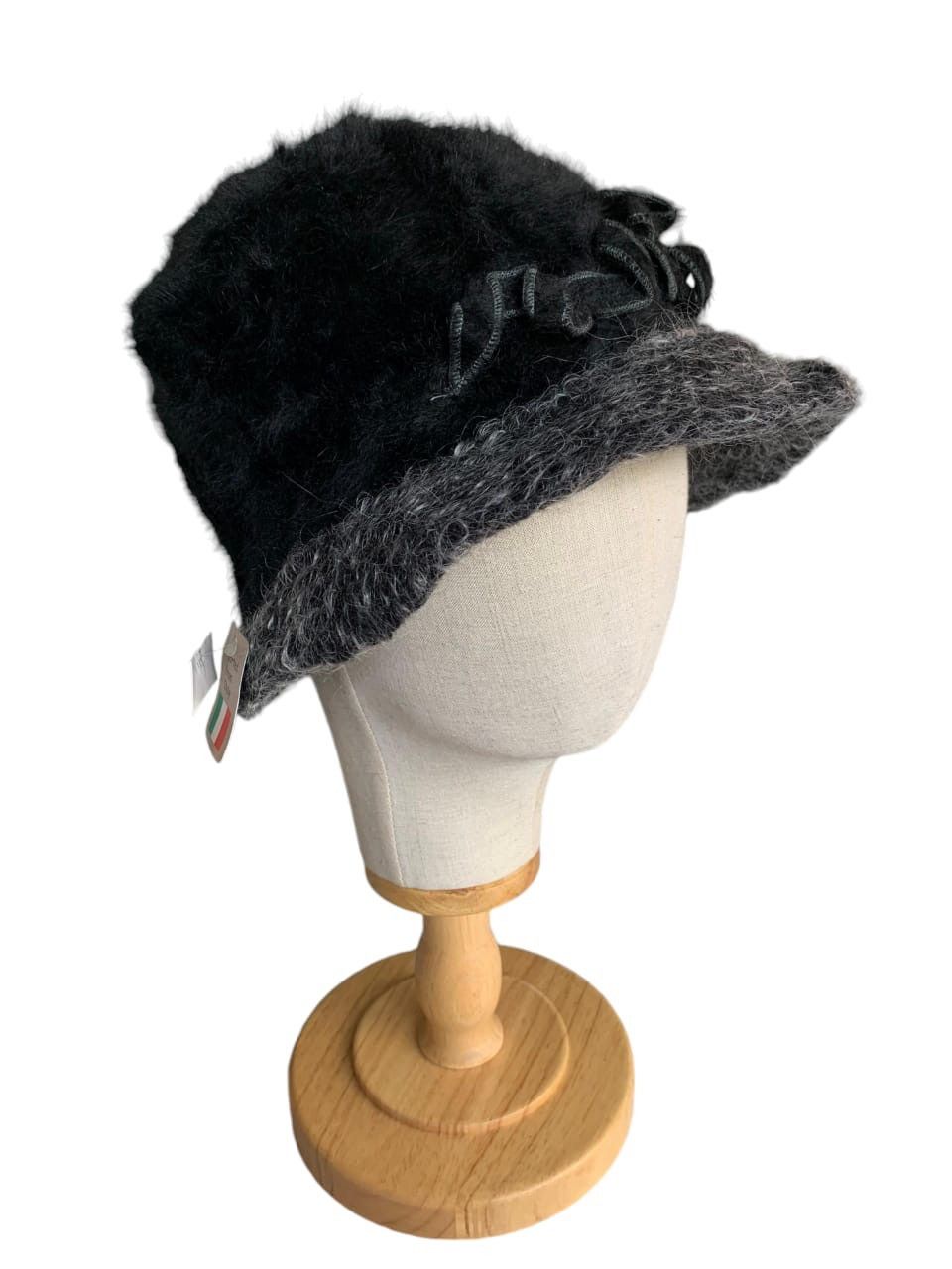 Japanese Brand × Vintage Punk Style Mohair Fur Made In Italy Bucket Hat Size ONE SIZE - 1 Thumbnail