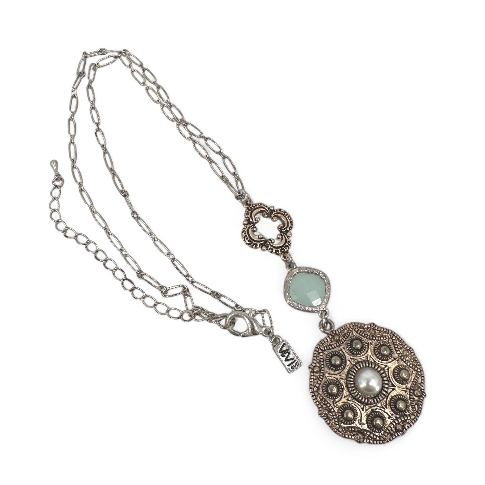 Other Vivi Love Romantic Boho Pendant Necklace Mixed Metal Size ONE SIZE - 1 Thumbnail
