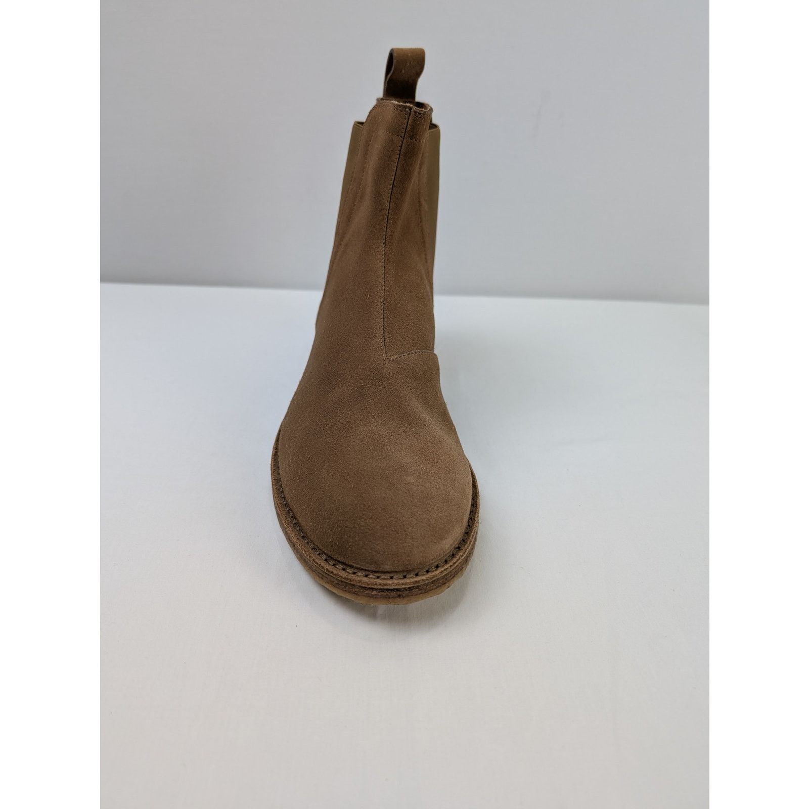 Bottega Veneta o1rshd1 Q:2 / Calf Suede Chelsea Boots in Camel Size US 12 / EU 45 - 9 Thumbnail