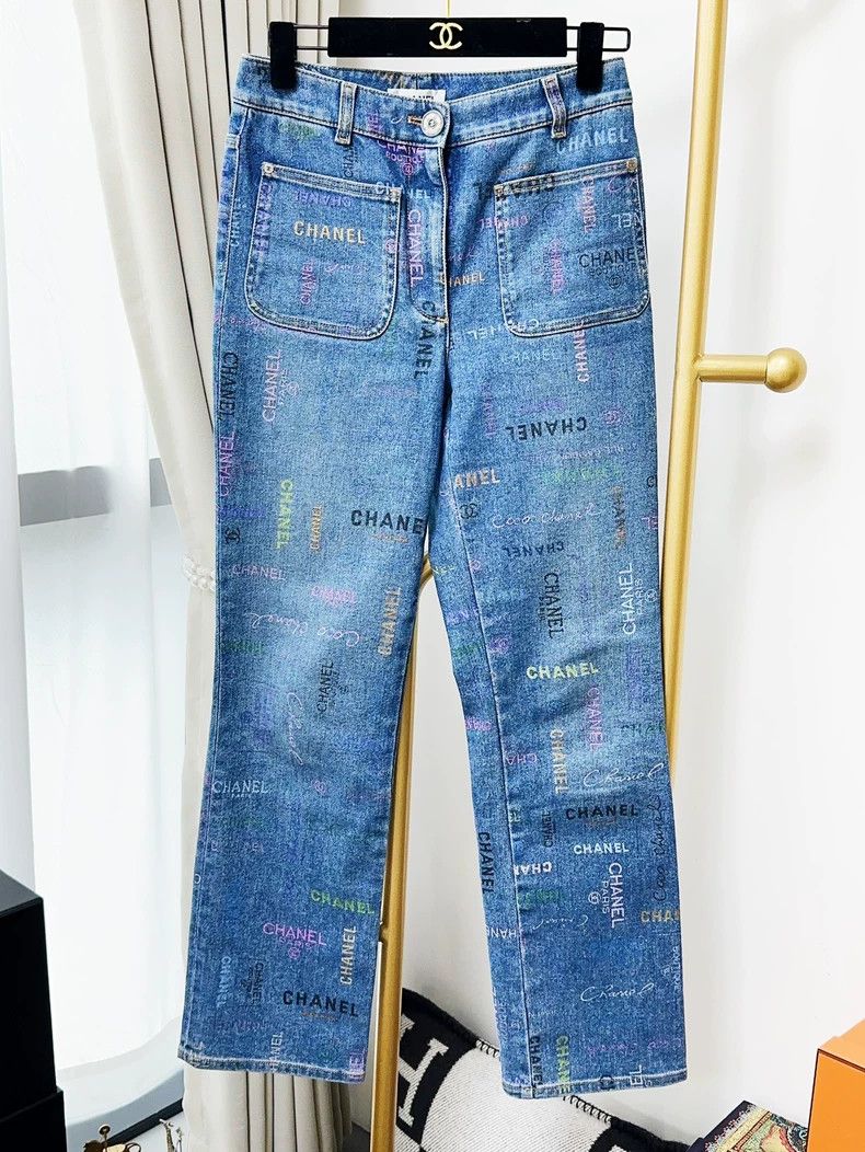 Chanel Chanel 22P spring and summer preview blue color graffiti l Size 24" / US 00 / IT 34 - 1 Thumbnail