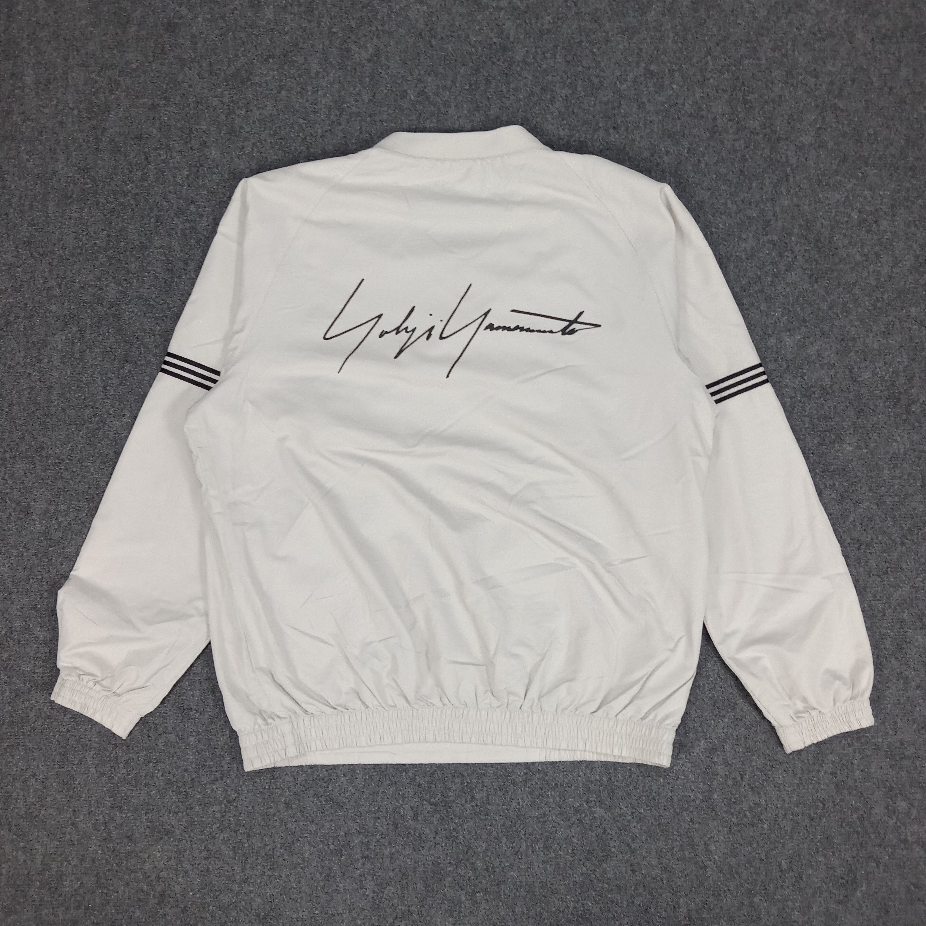 Adidas × New Era × Vintage Adidas Yohji Yamamoto Custom Art New Era Sweatshirt Size US L / EU 52-54 / 3 - 1 Thumbnail