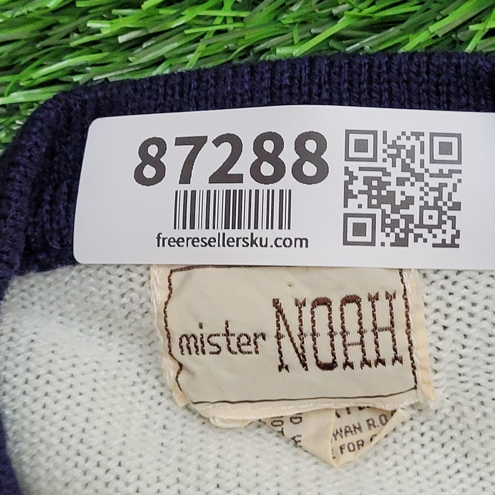 Vintage VTG Preppy Varsity Cardigan Sweater Cream Academia 70s XS Size XS / US 0-2 / IT 36-38 - 5 Thumbnail