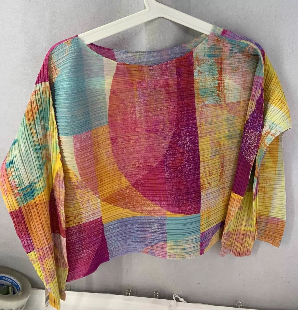 Issey Miyake Issey Miyake Women's Top Size L / US 10 / IT 46 - 2 Thumbnail