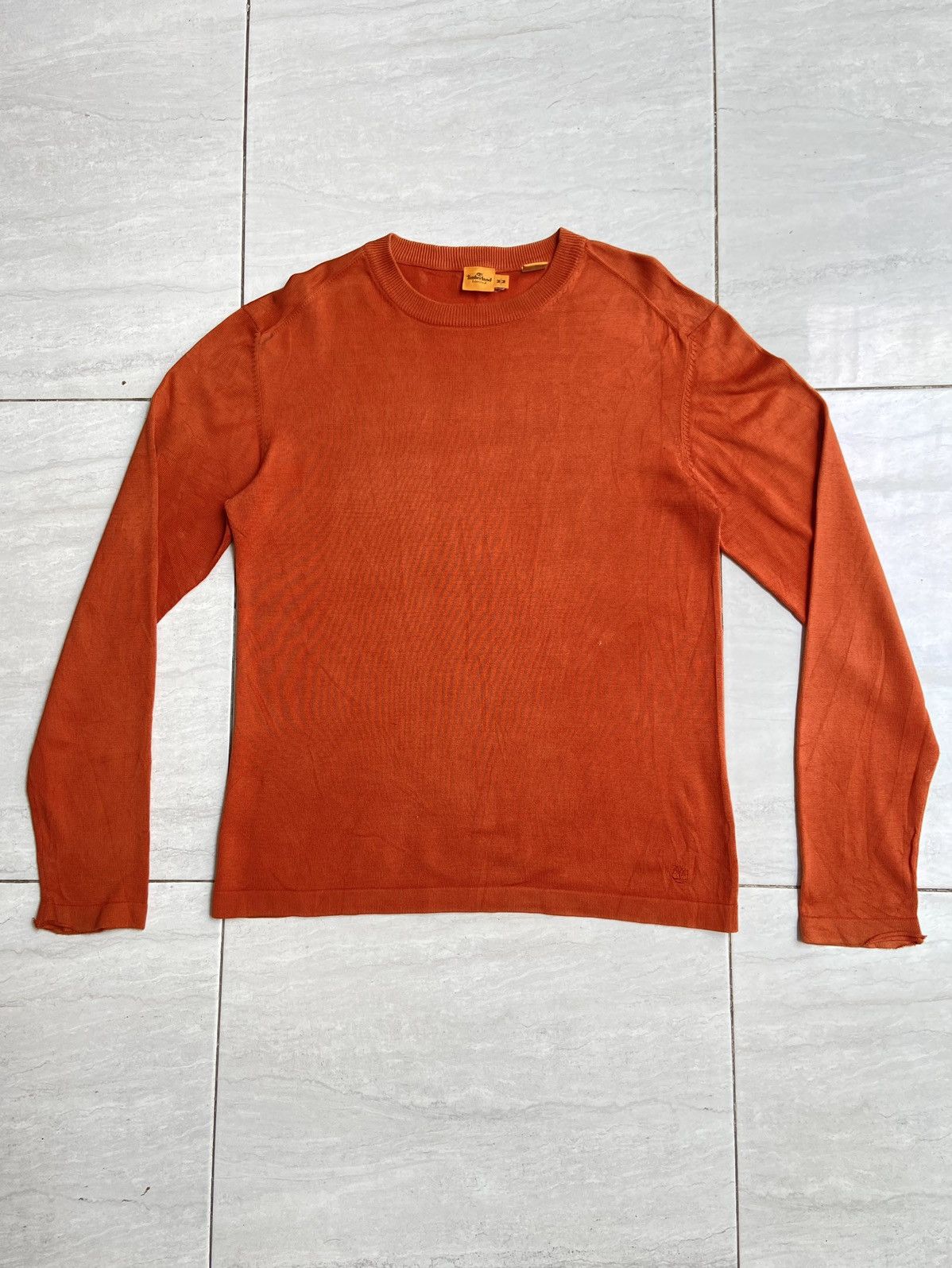 Timberland TIMBERLAND Orange Long Sleeve T-shirt Size US S / EU 44-46 / 1 - 1 Thumbnail
