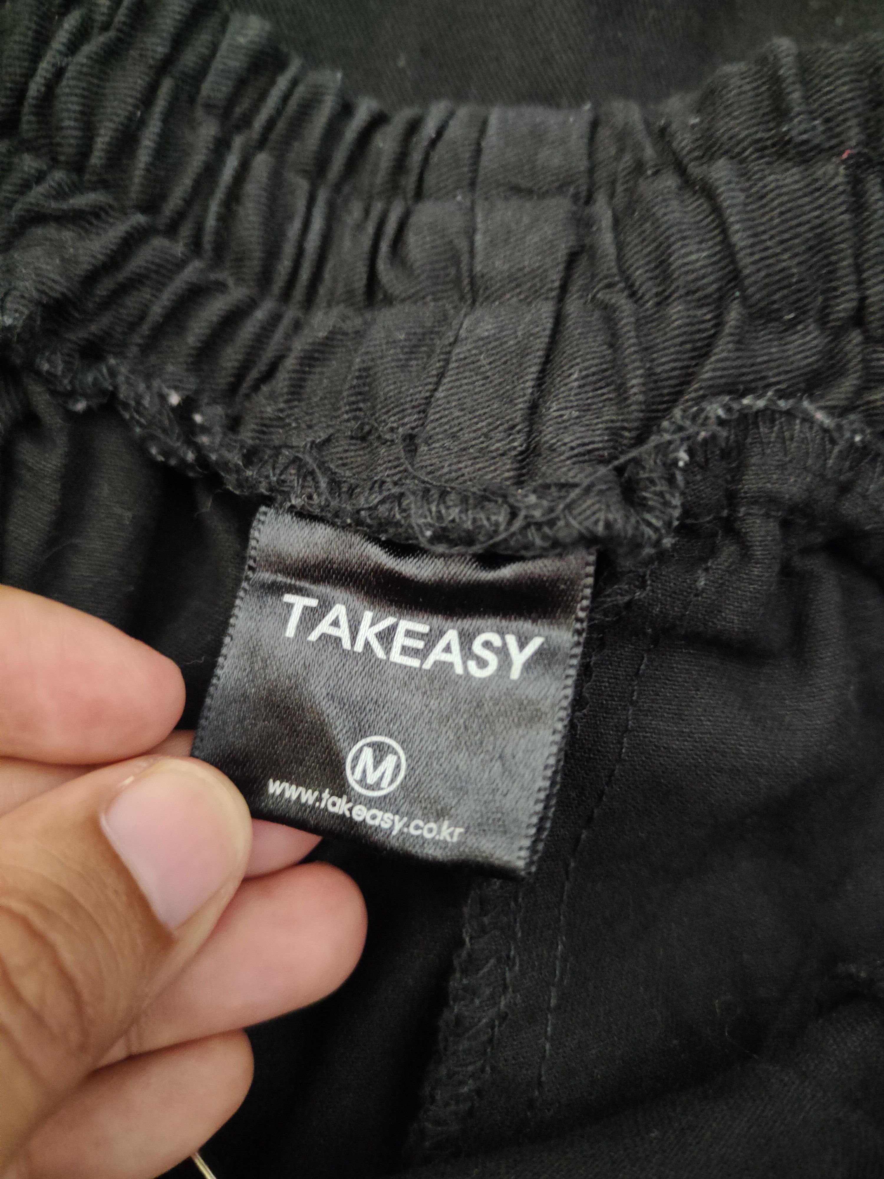 Japanese Brand DL Takeasy Black Multipocket Joggers #1359 Size US 28 / EU 44 - 14 Thumbnail