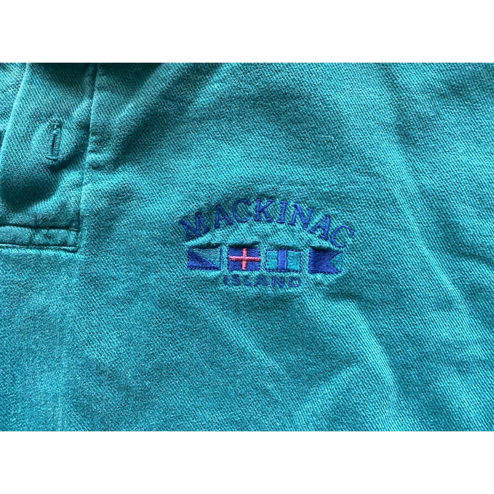 Vintage VINTAGE Wek Sweatshirt Green Size 3 Men’s Long Sleeve Pullover No Buttons Mackinac Island Size US S / EU 44-46 / 1 - 5 Thumbnail