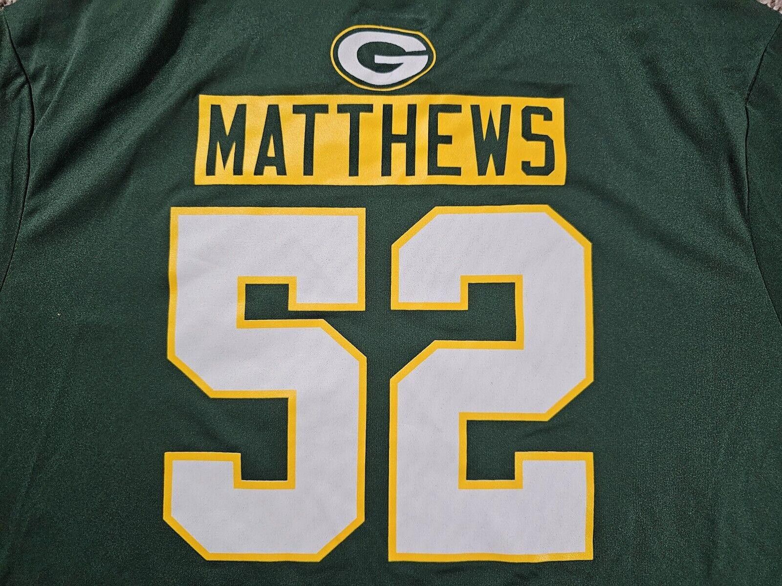 Designer NFL Apparel Packers TX3 Cool Shirt L NWT Clay Matthews 52 Size ONE SIZE - 8 Thumbnail