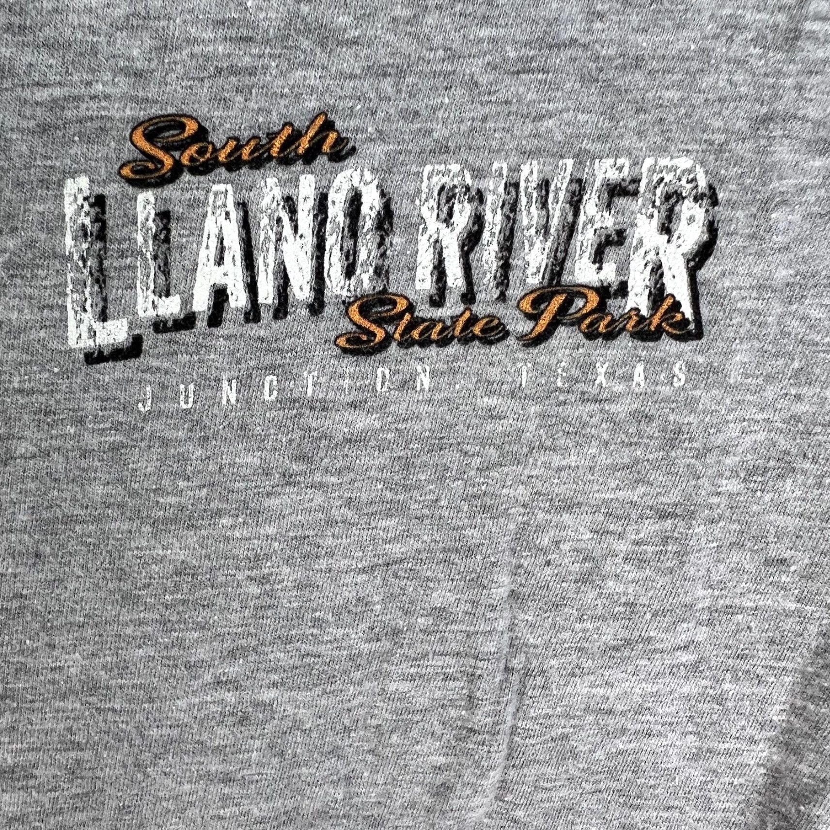 Gildan Vintage Graphic Bird South Llano State Park TX T Shirt Adult Size L Gray Size US L / EU 52-54 / 3 - 3 Thumbnail