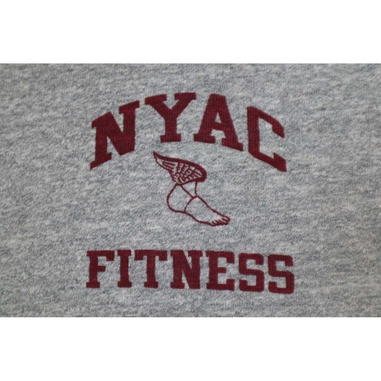 Champion Vintage 80s Champion NYAC Fitness T-Shirt Size M Gray USA Size US M / EU 48-50 / 2 - 3 Thumbnail
