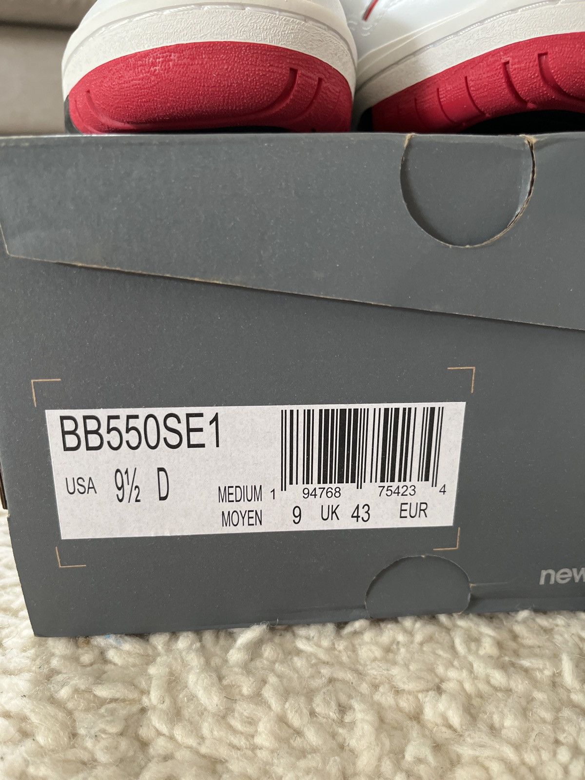 New Balance New balance 550 sneaker Size US 9.5 / EU 42-43 - 1 Thumbnail