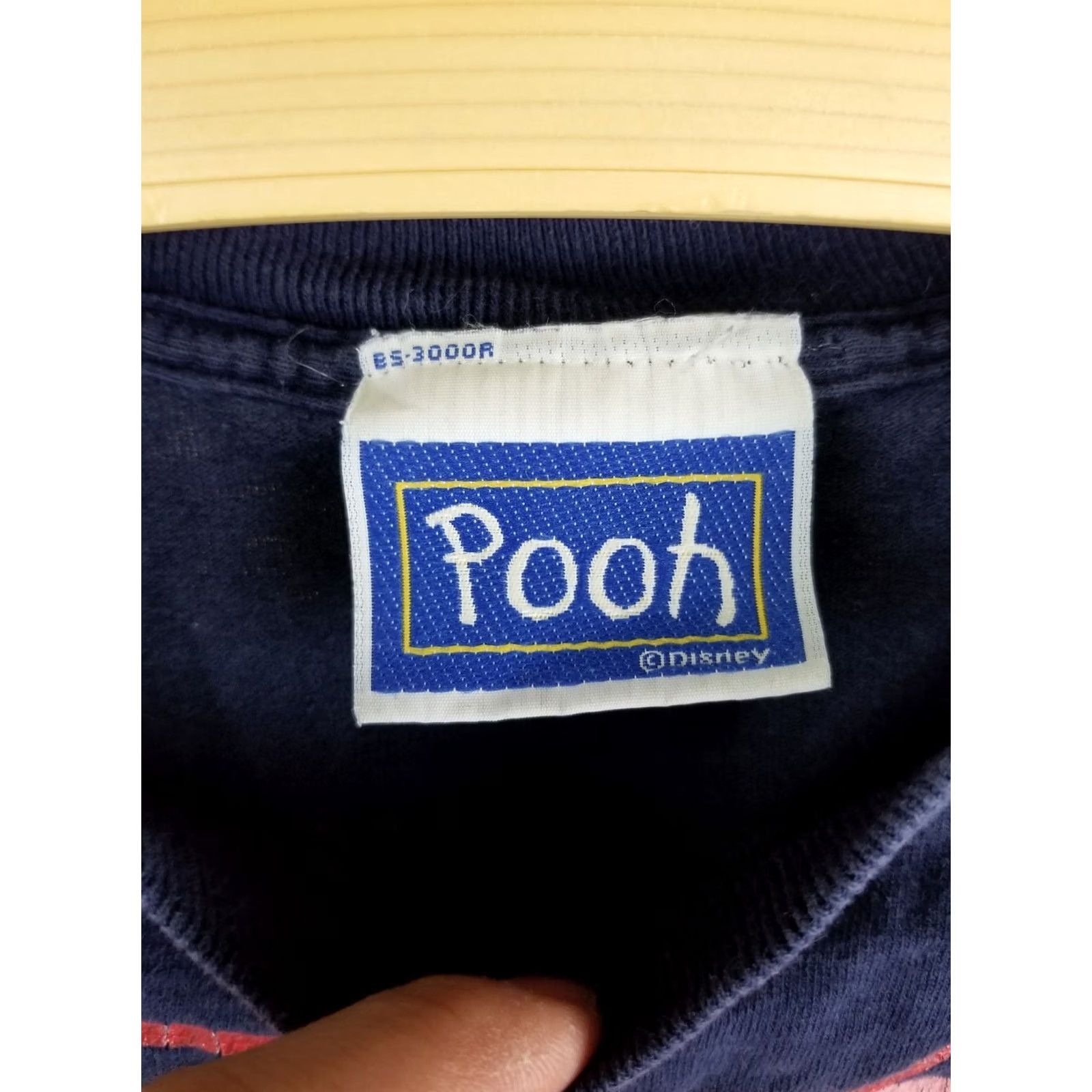 Disney VINTAGE 90' WINNIE THE POOH DISNEY NAVY COTTON T-SHIRT SZ XLARGE Men Size US XL / EU 56 / 4 - 2 Thumbnail