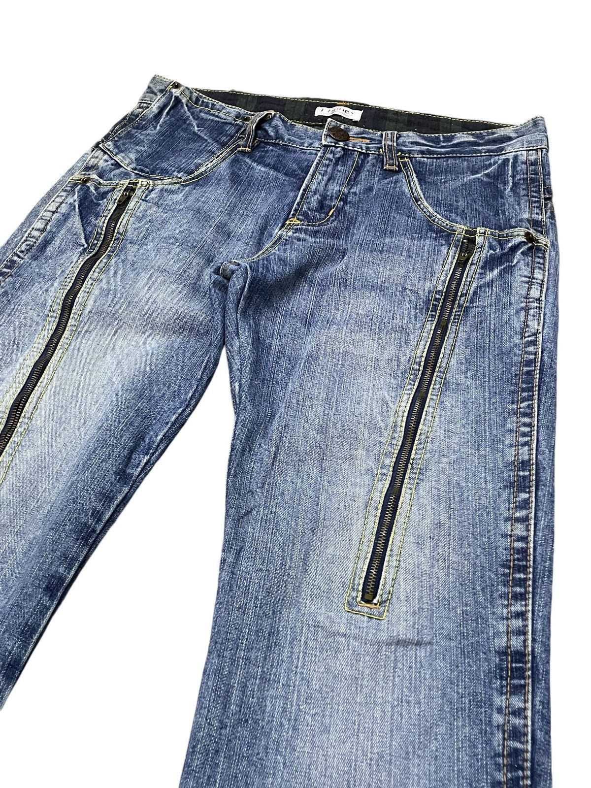 GOSTAR DE FUGA × Hysteric Glamour × Japanese Brand J honey Japan Zipper Pocket Undercover Style Jeans Size US 30 / EU 46 - 7 Thumbnail