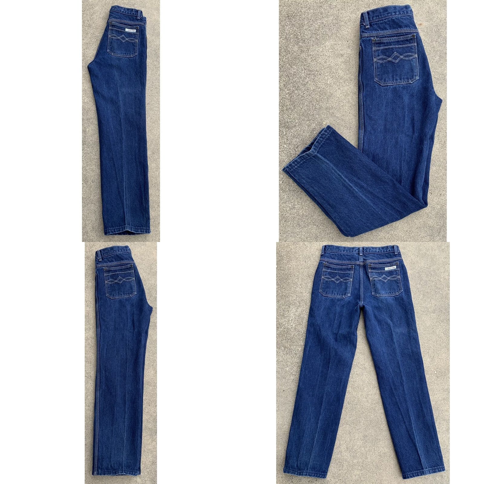 Calvin Klein VINTAGE Calvin Klein Jeans Y0626 32 80s 1980s Denim 5-Pocket 100% Cotton Blue Women XS? Size 24" / US 00 / IT 34 - 9 Thumbnail
