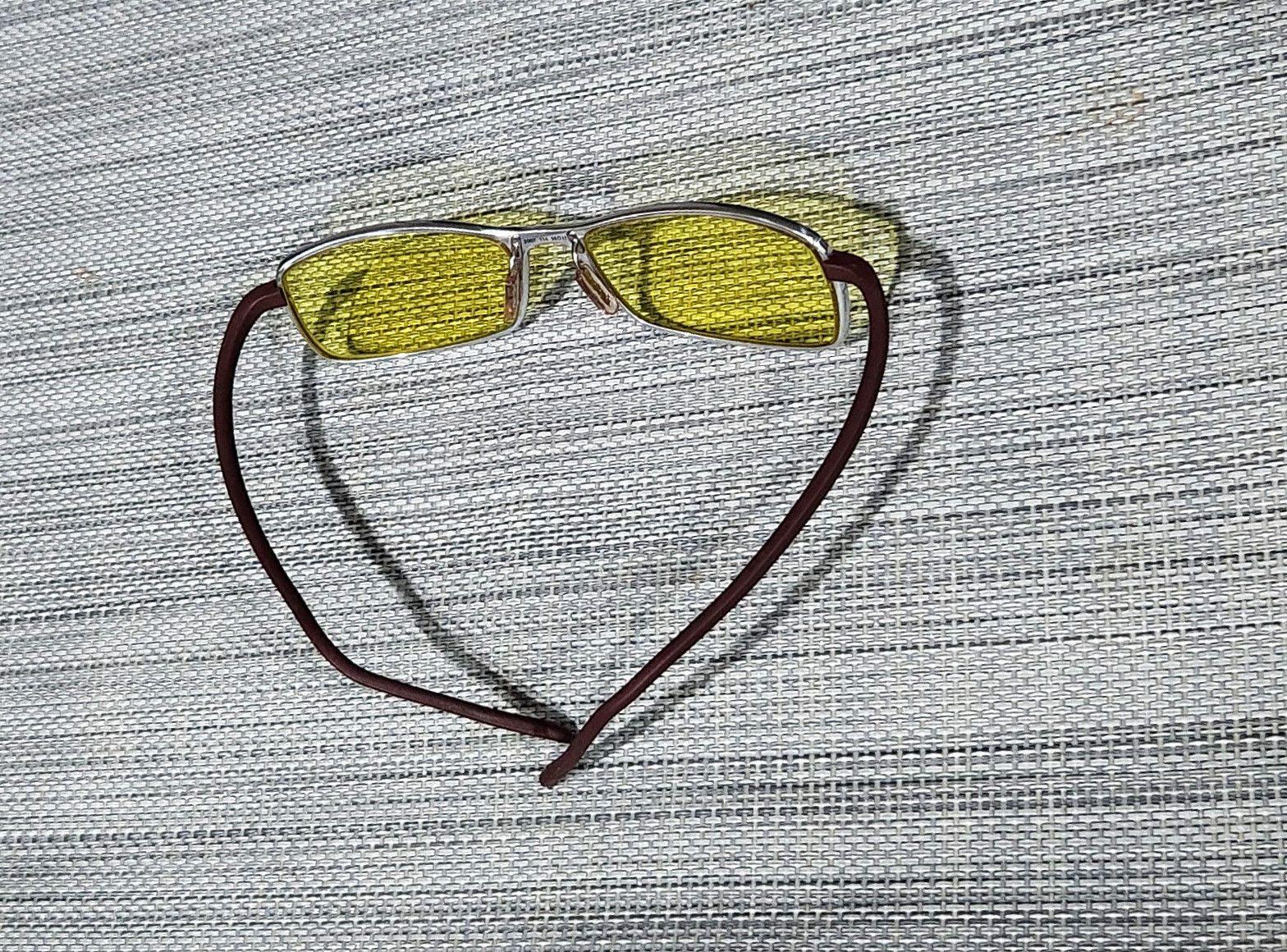 Designer × Tag Heuer × Vintage Tag Heuer Eyeglasses 2007 332 Brushed Grey Brown Stretched Size ONE SIZE - 6 Thumbnail