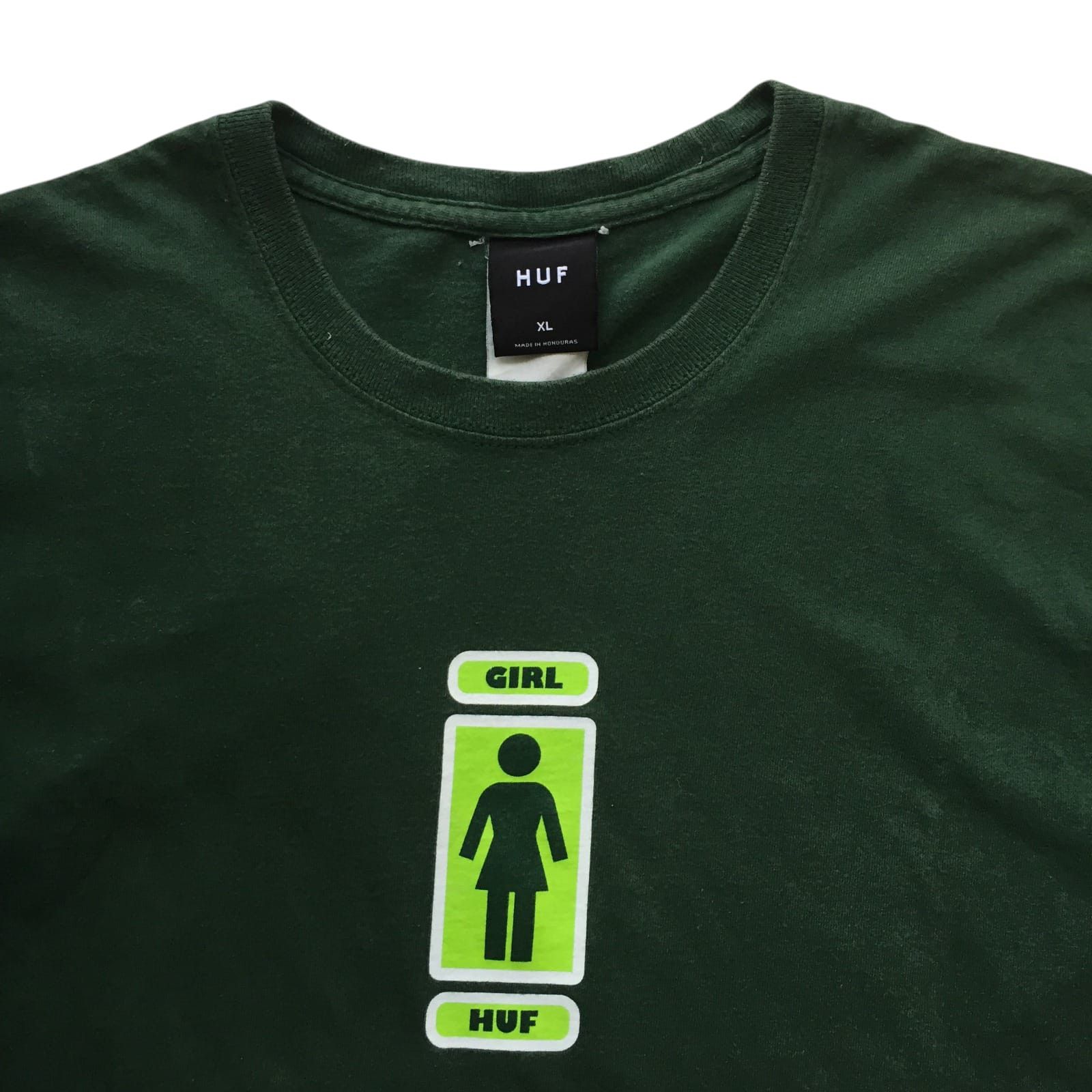 Huf HUF x Girl Skateboards Center Logo Tees Size US XL / EU 56 / 4 - 2 Thumbnail