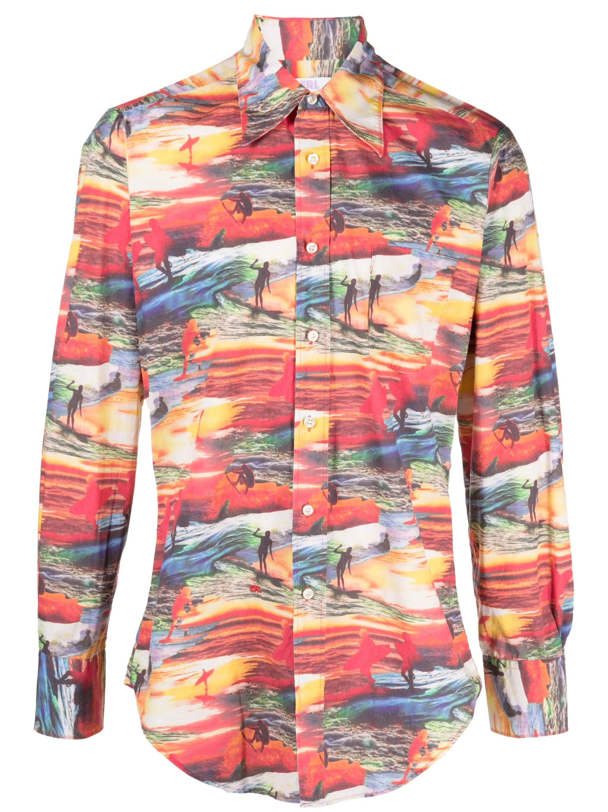 ERL o1y0125 Patterned Shirt in Multicolor Size US L / EU 52-54 / 3 - 1 Thumbnail