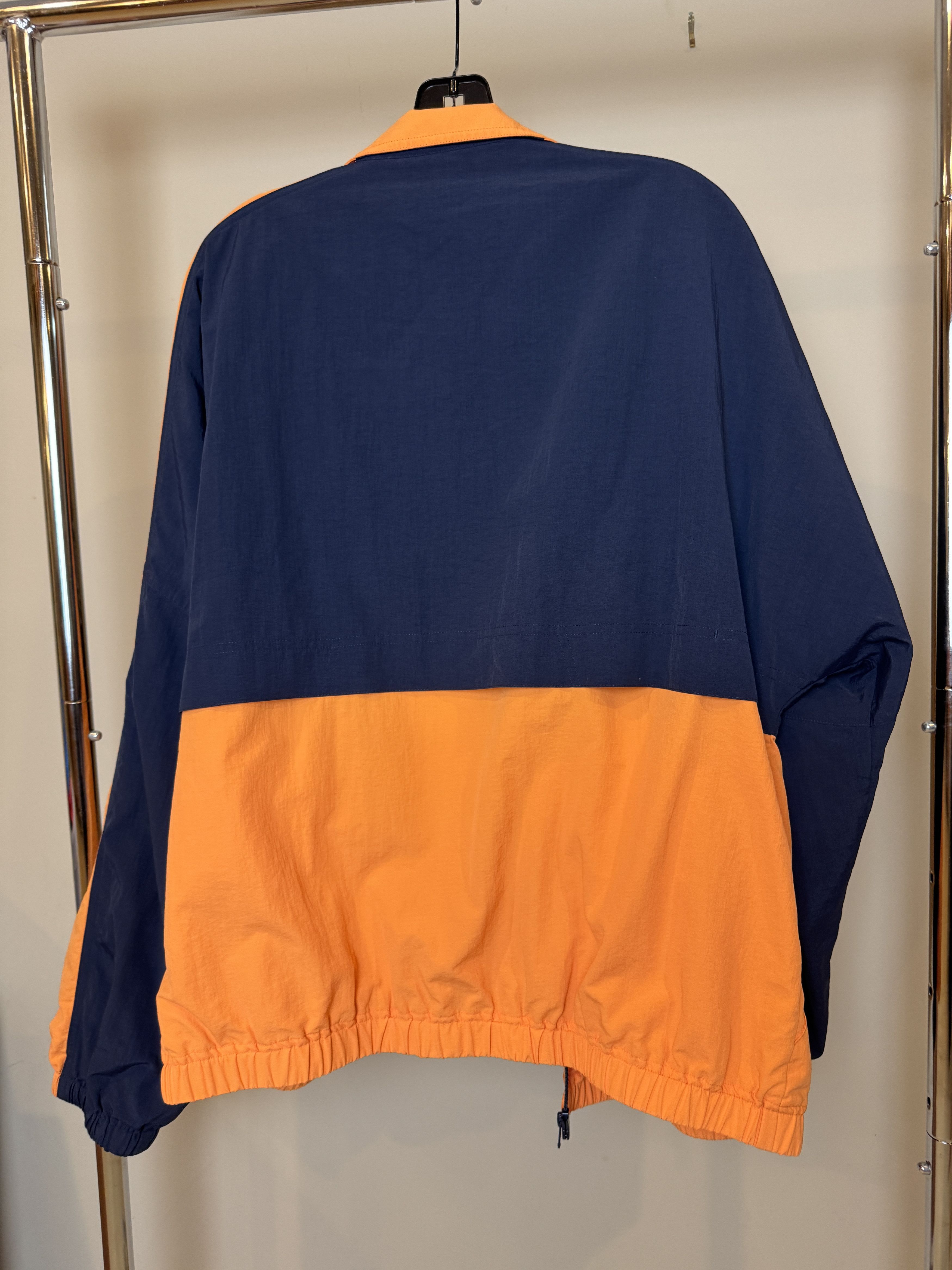 Supreme SS17 Supreme Split Track Jacket Orange Navy Size US L / EU 52-54 / 3 - 7 Thumbnail